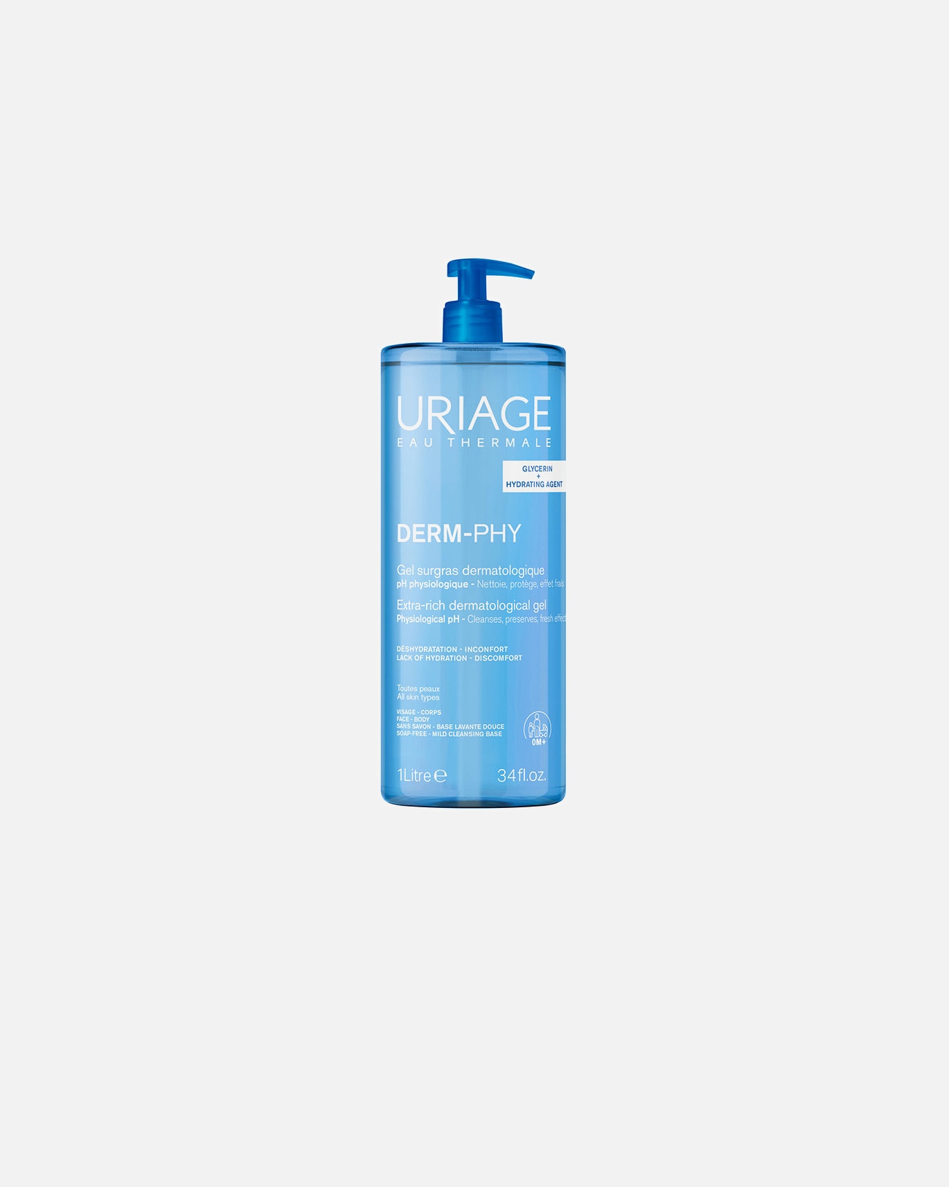 Gel de ducha para Unisex Uriage Gel Surgras Dermatológico 1000 ml