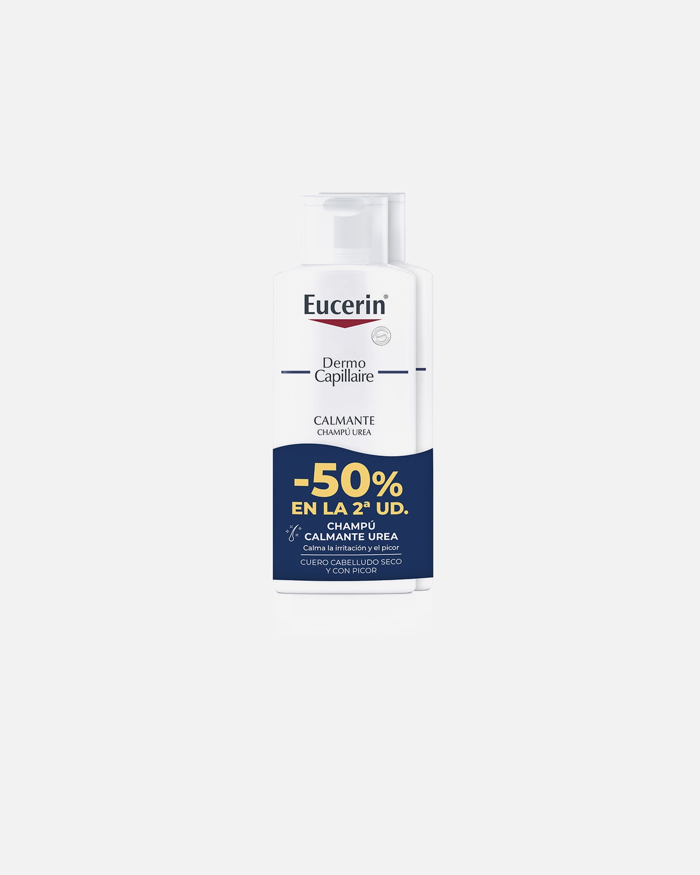 Champú capilar para Unisex Eucerin DERMO CAPILLAIRE champú urea calmante pack 500 ml