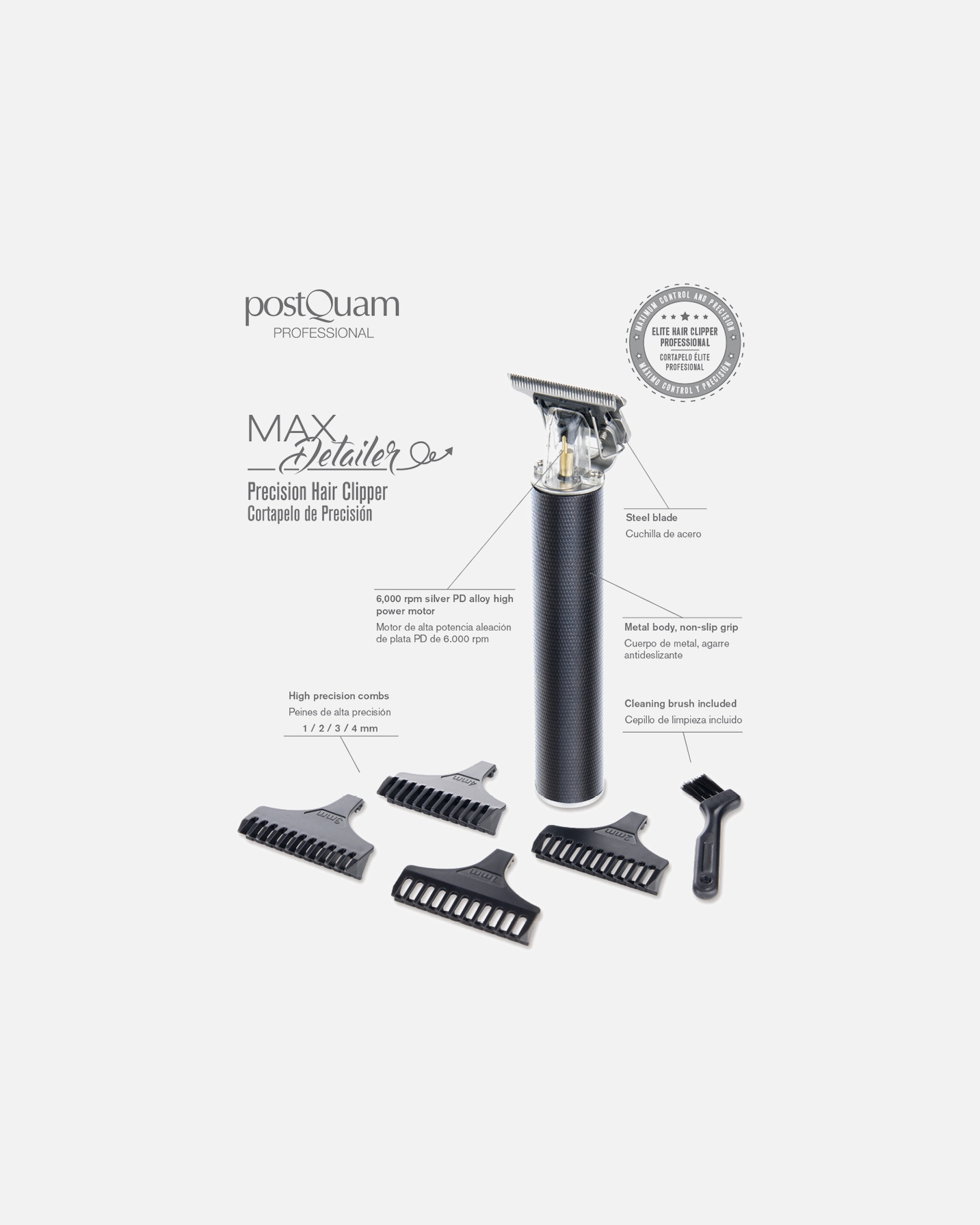 Broche del pelo para Hombre ELECTRICAL ITEMS ELECTRICAL ITEMS iCURVE TECH CEPILLO RIZADOR 1 pieza