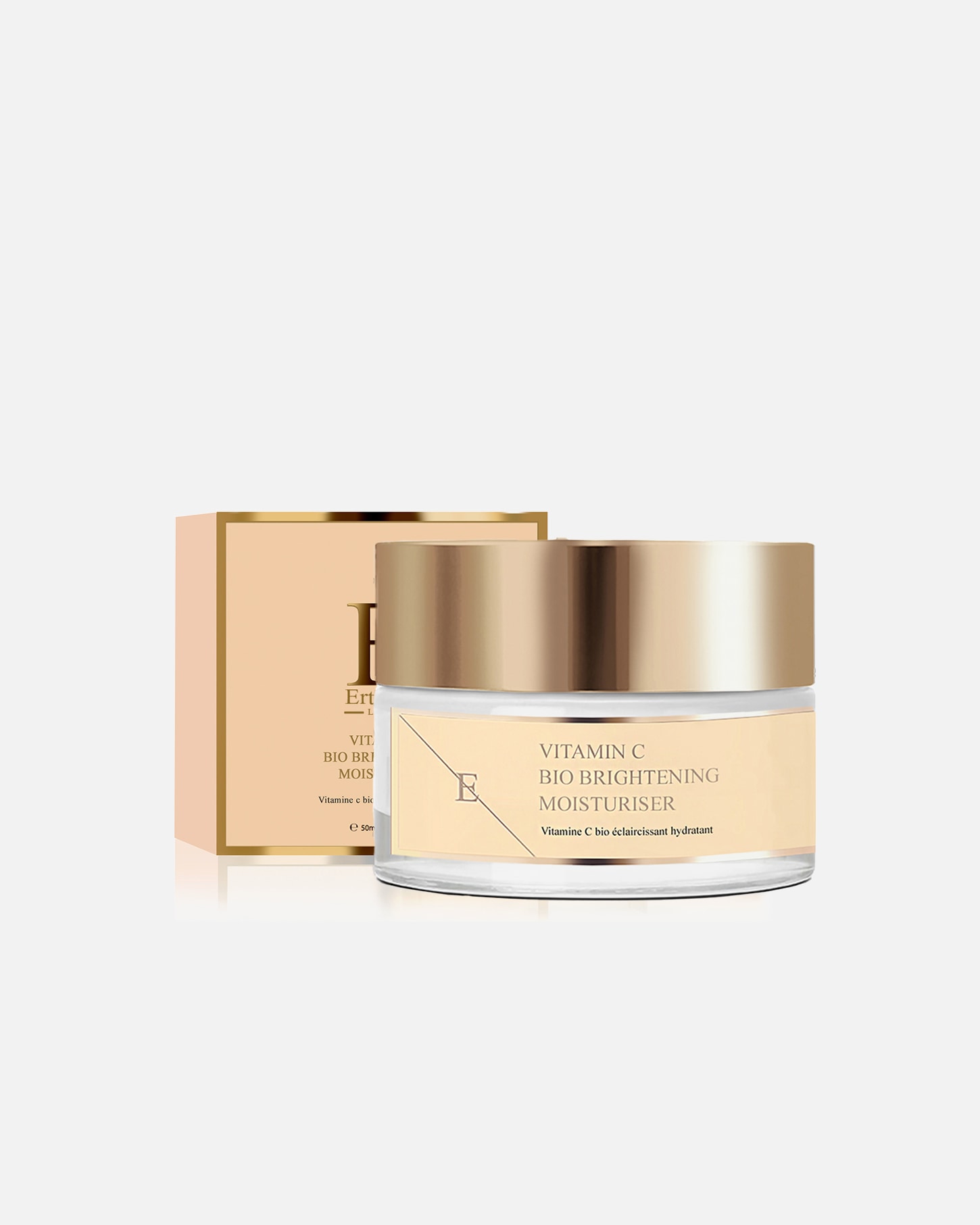 Crema facial para Mujer ErthSkin London Hidratante iluminador orgánico con vitamina C 50ml