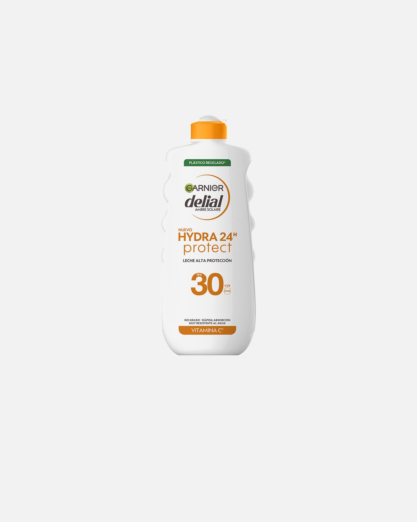 Crema solar corporal para Unisex Garnier HYDRA 24 PROTECT leche solar SPF30 400 ml