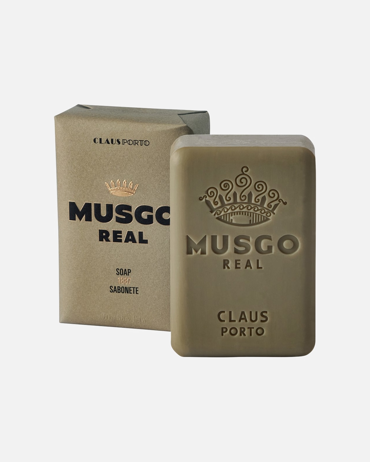 Jabón de manos para Unisex Claus Porto Musgo Real 1887 Jabón corporal 160 g