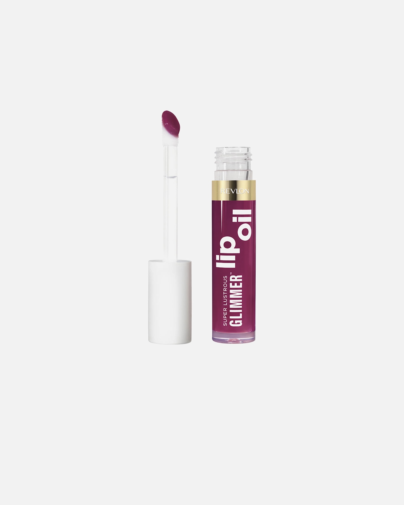 Brillo de labios para Unisex Revlon SUPER LUSTROUS GLIMMER lip oil #06-Plum Pop