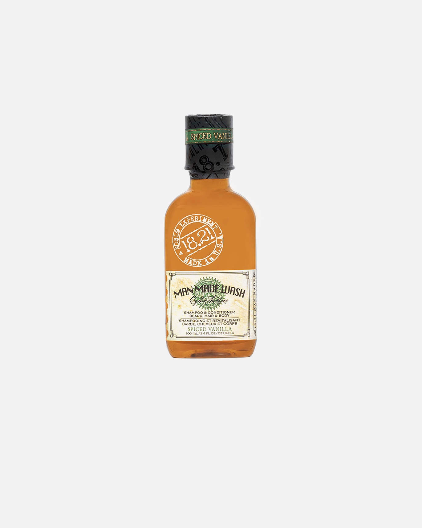 Champú capilar para Unisex 18.21 Man Made MAN MADE WASH champú gel 3 en 1 spiced vanilla 100 ml