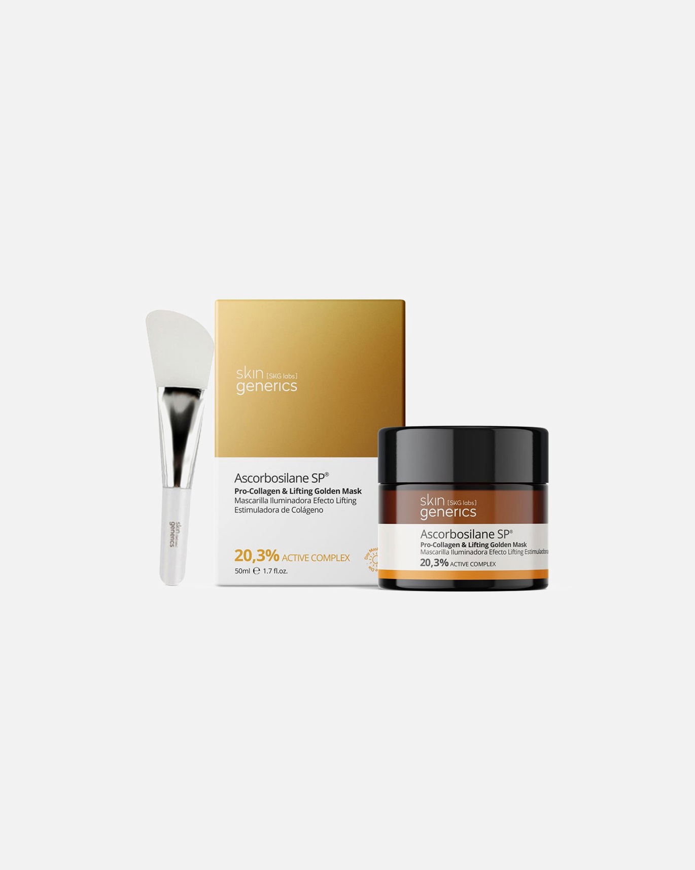 Tratamiento facial para Mujer Skin Generics ASCORBOSILANE SP mascarilla iluminadora efecto lifting 50 ml