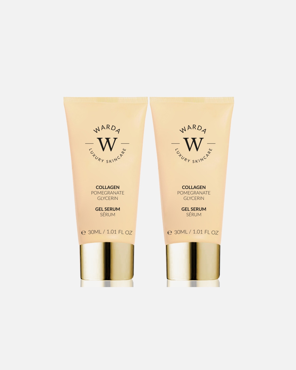 Suero de colágeno para Mujer WARDA LUXURY SKINCARE Paquete doble de suero de ácido hialurónico 1 pieza