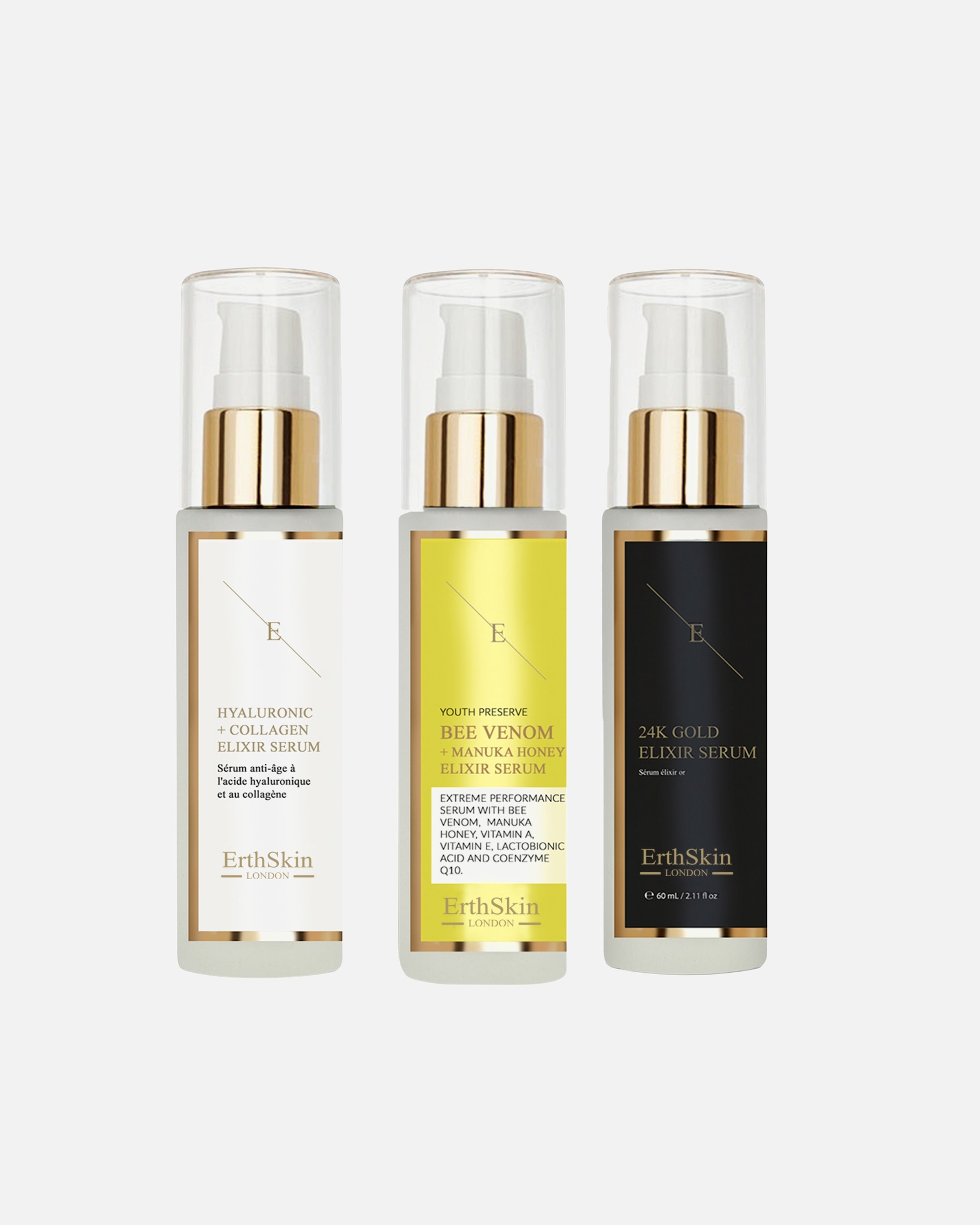 Set de tratamiento facial para Mujer Trío Abeja + Colágeno + 24K 1 pieza