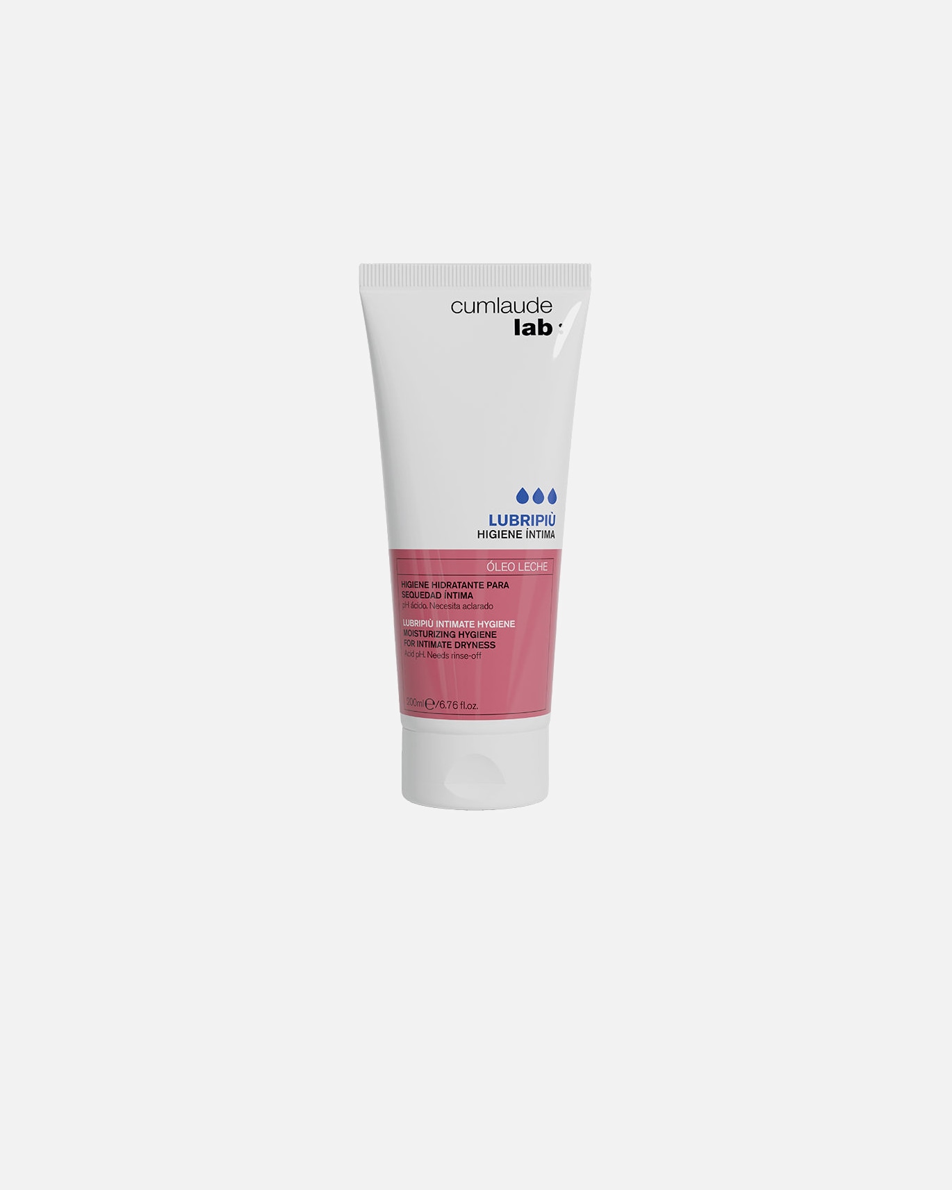 Medicina para la menopausia para Mujer Cumlaude Lab LUBRIPIU sequedad íntima oleo-leche 200 ml