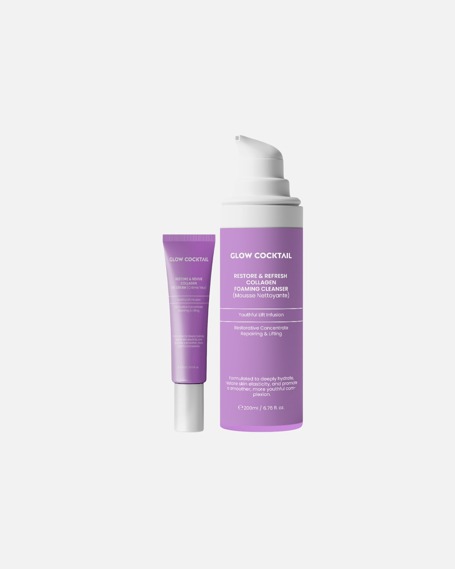 Set de tratamiento facial para Mujer Glow Cocktail Trío de sueros de ácido hialurónico 1 pieza