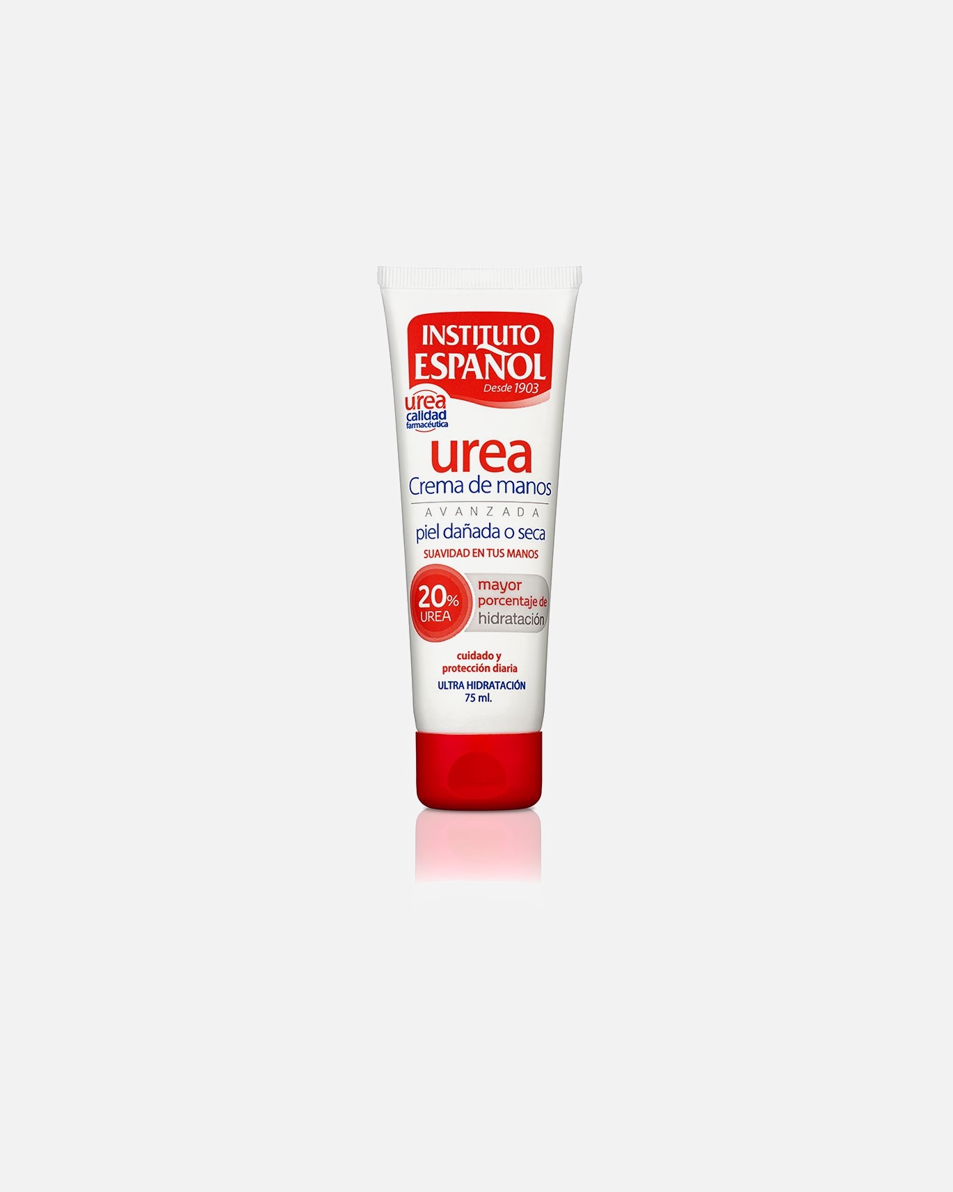 para Unisex Instituto Español UREA 20% crema de manos 75 ml