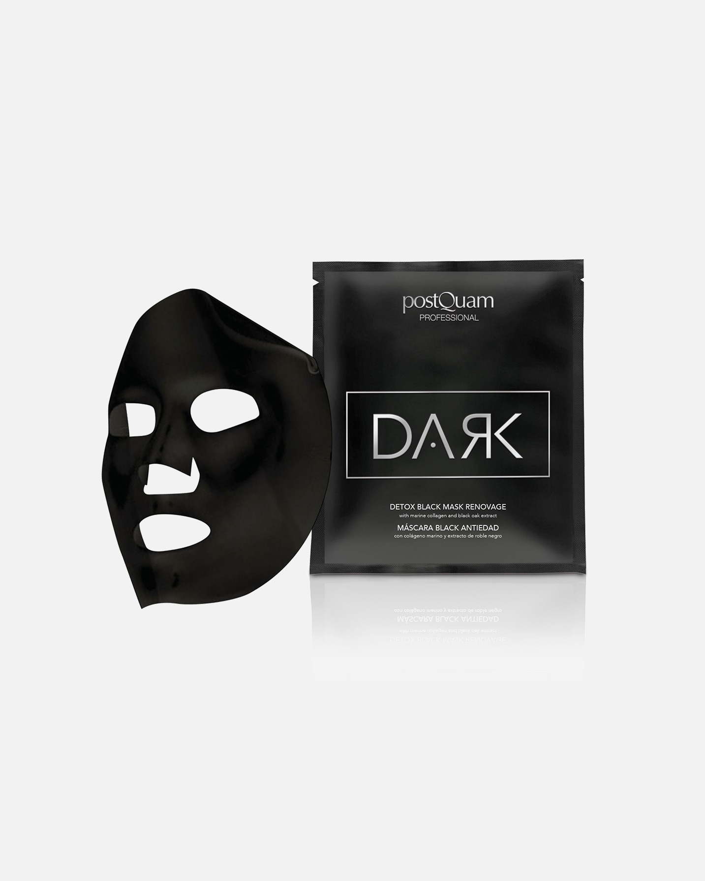 Crema facial para Unisex Postquam Mascarilla Renovage Desintoxicante Negra () 20 ml