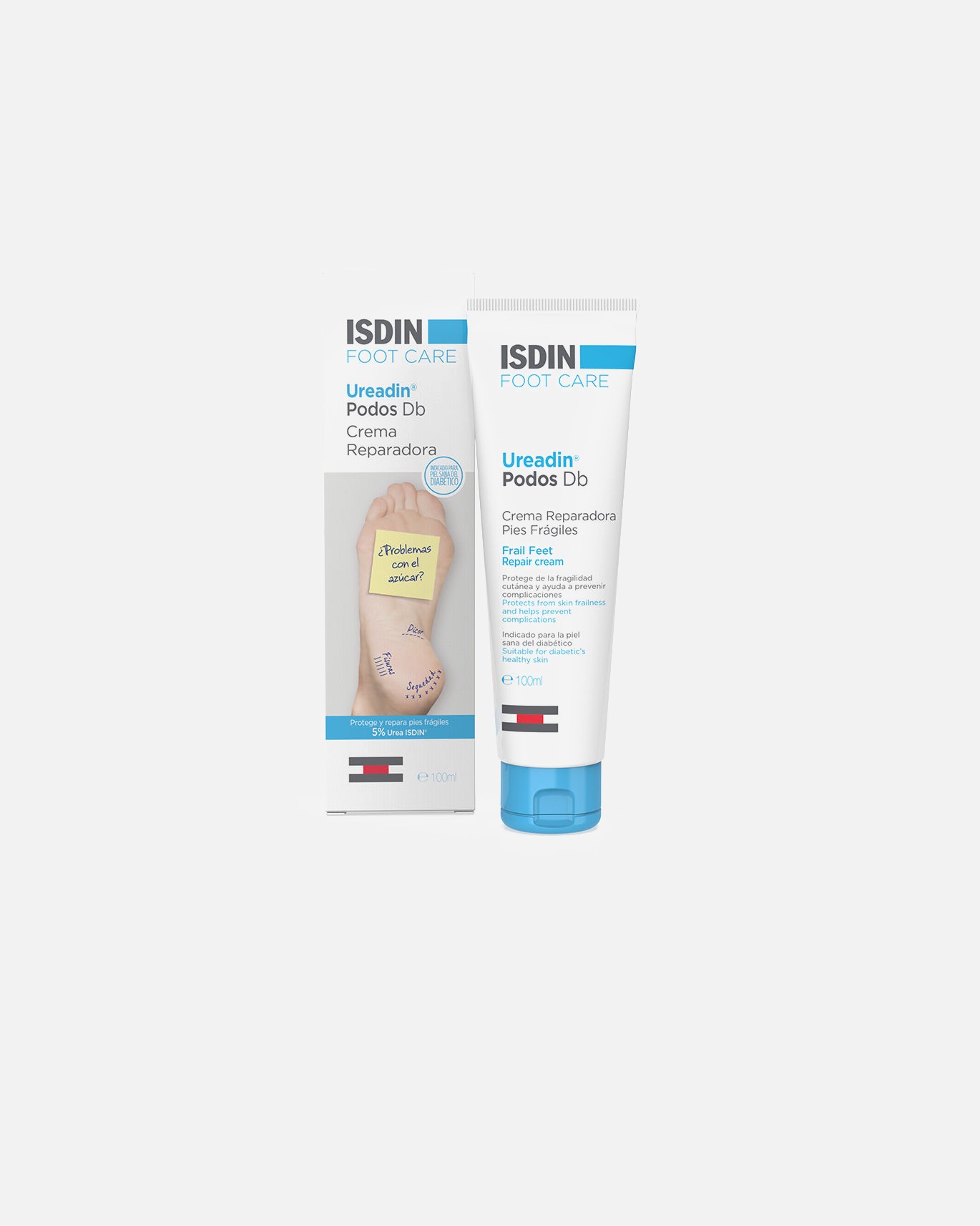 Crema de pies para Unisex ISDIN UREADIN PODOS DB crema 100 ml