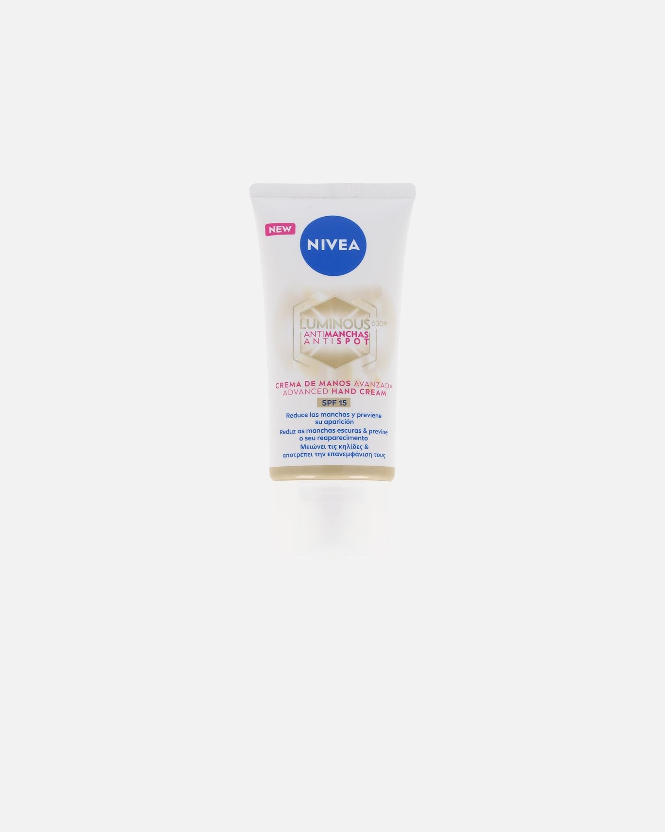 para Unisex NIVEA LUMINOUS 630º ANTIMANCHAS crema manos SPF15 50 ml