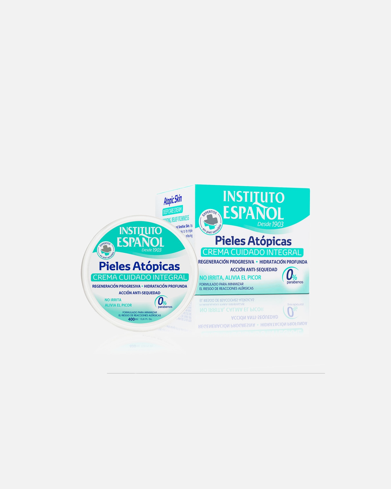 Crema para el cuerpo para Unisex Instituto Español PIEL ATÓPICA crema cuidado integral 400 ml