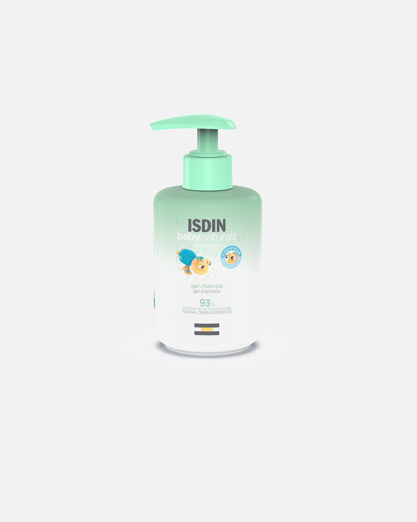 Gel de ducha bebé para Unisex ISDIN BABY NATURALS gel shampoo 200 ml
