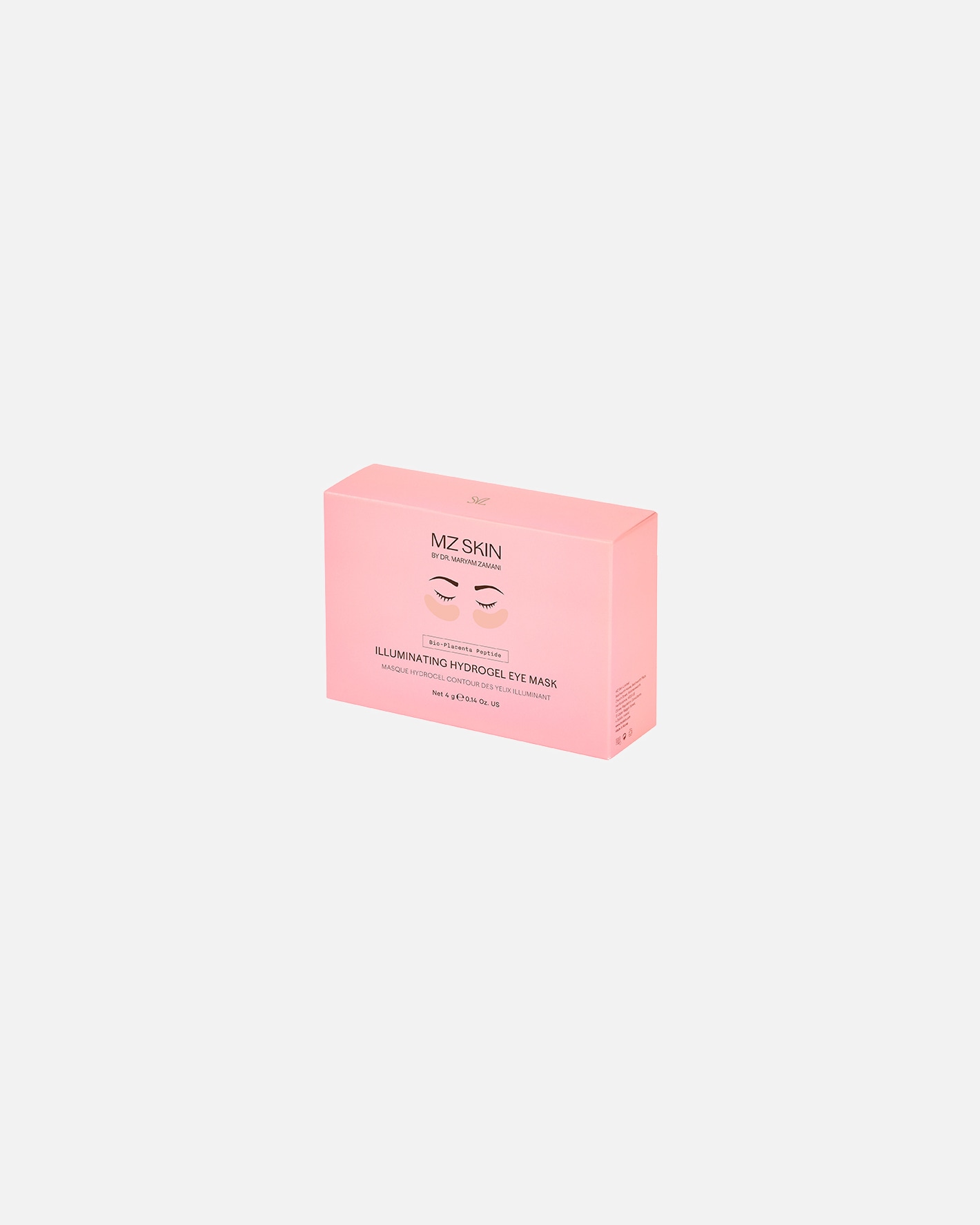 Mascarilla de ojos para Unisex MZ SKIN BIO-PLACENTA PEPTIDE ILLUMINATING HYDROGEL EYE MASK 5 Stück