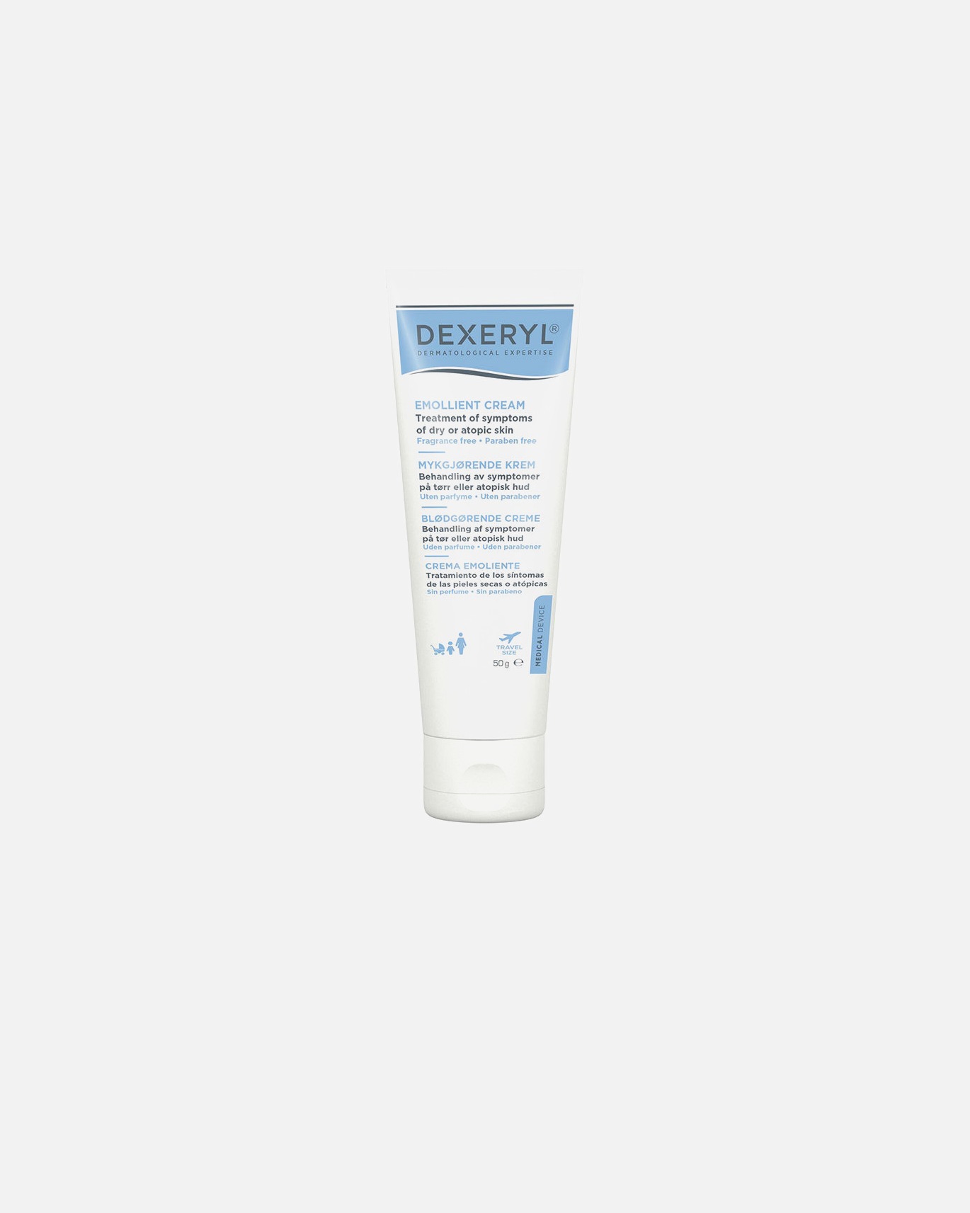 Loción corporal para Unisex DEXERYL CREMA EMOLIENTE calmante para piel atópica 50 gr