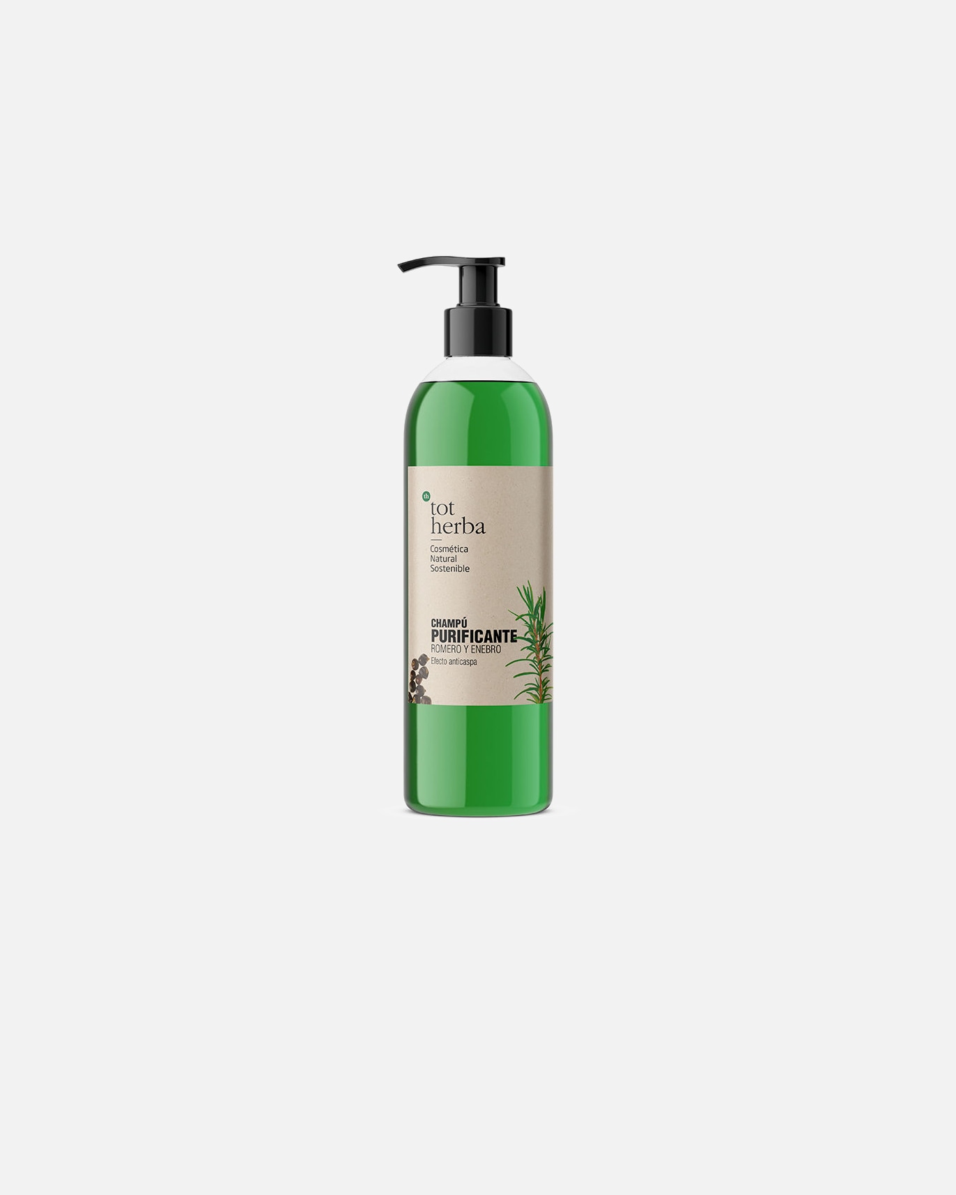 Champú capilar para Unisex Tot Herba CHAMPÚ PURIFICANTE romero y enebro 500 ml