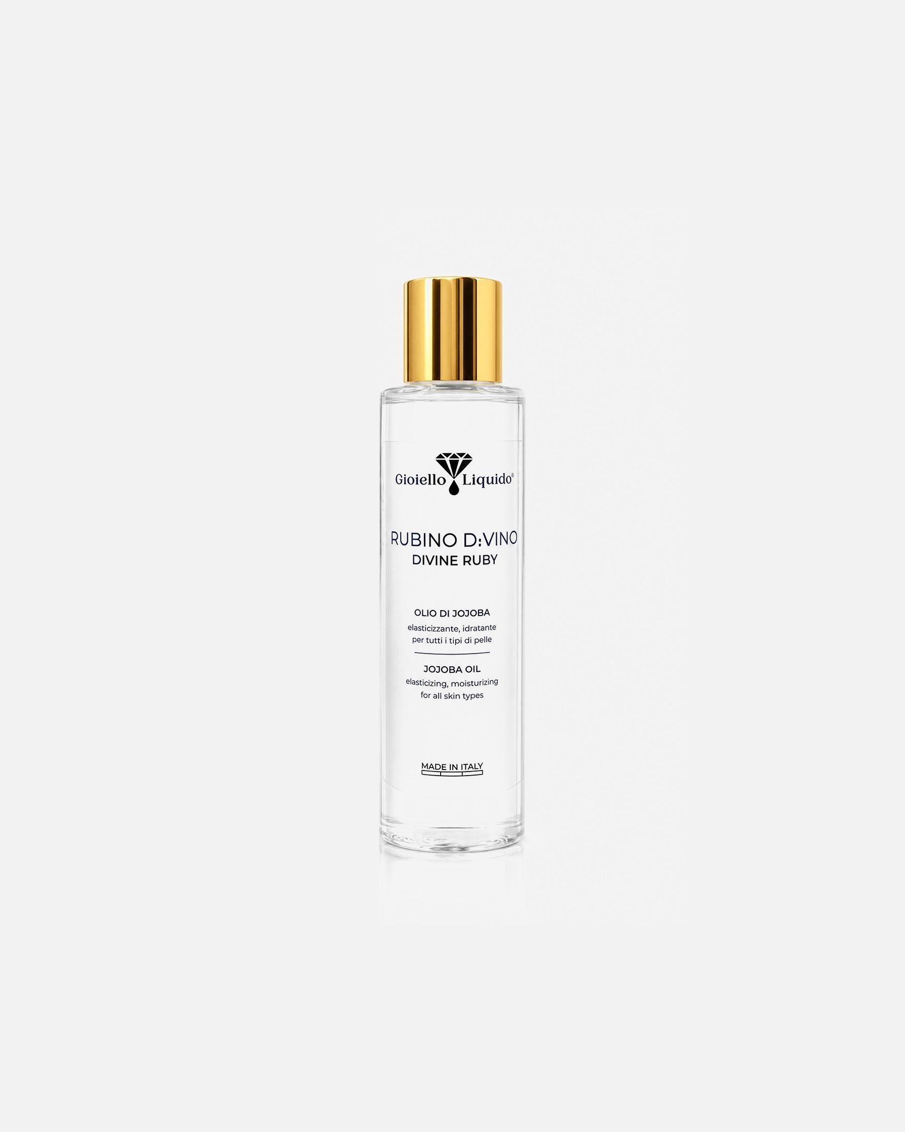 Aceite corporal para Unisex Gioiello Liquido Aceite de jojoba "Rubí Divino" 150 ml