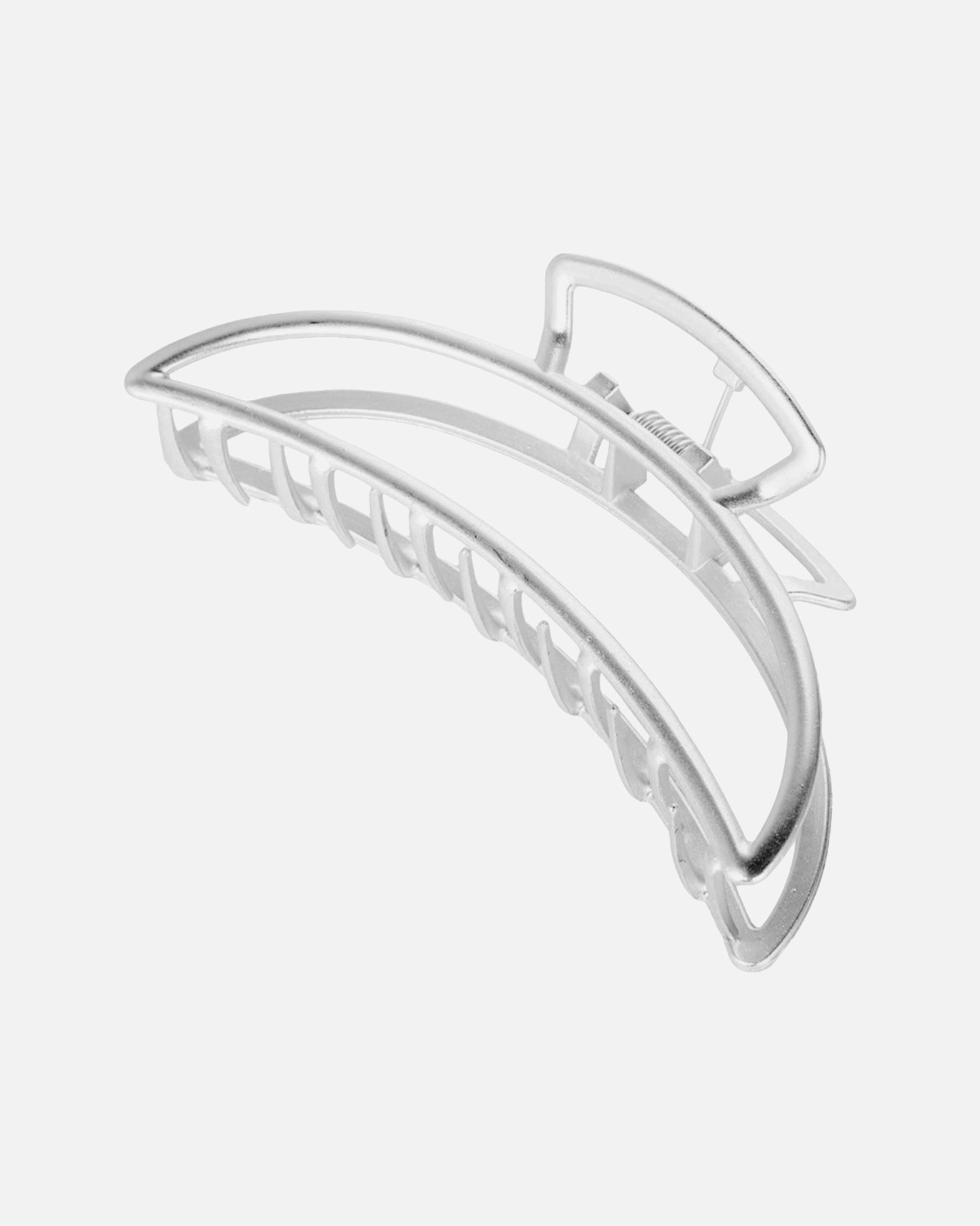 Pinza cabello para Mujer SOHO Pasador De Pelo Grande De Metal Lyra Barette Plata