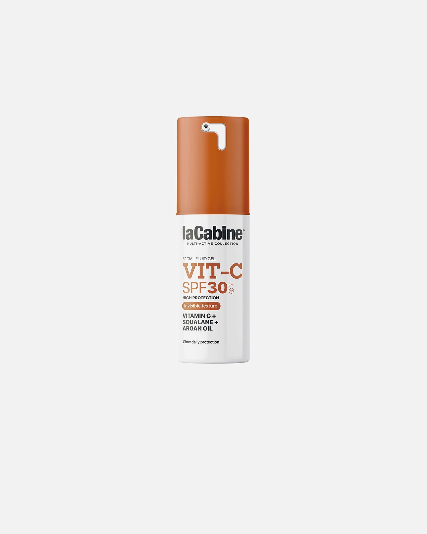 Suero de vitamina C para Unisex La Cabine VIT-C invisible facial fluid gel SPF30 30 ml