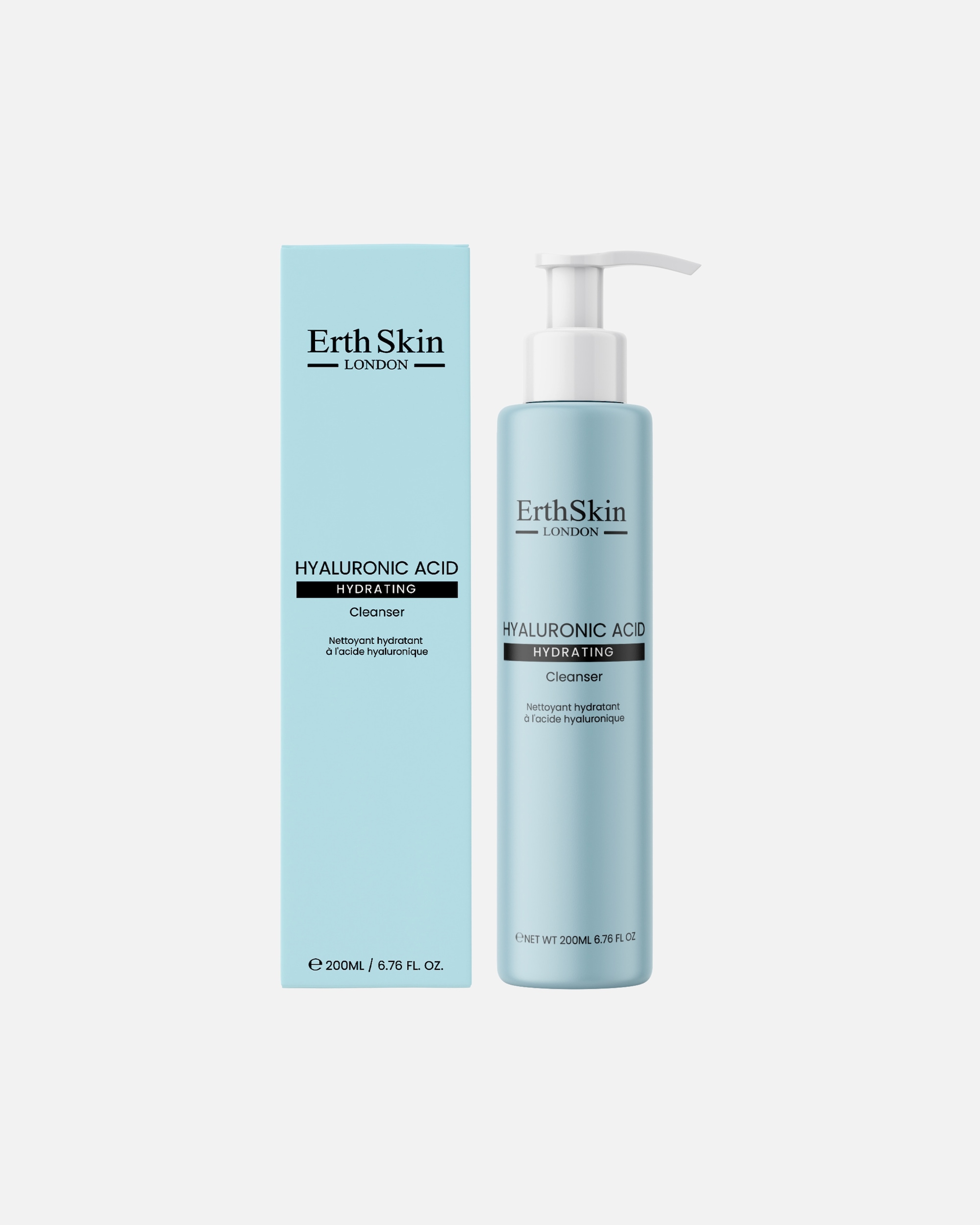 Gel limpiador para Mujer ErthSkin London Limpiador en gel con ácido hialurónico 200ml