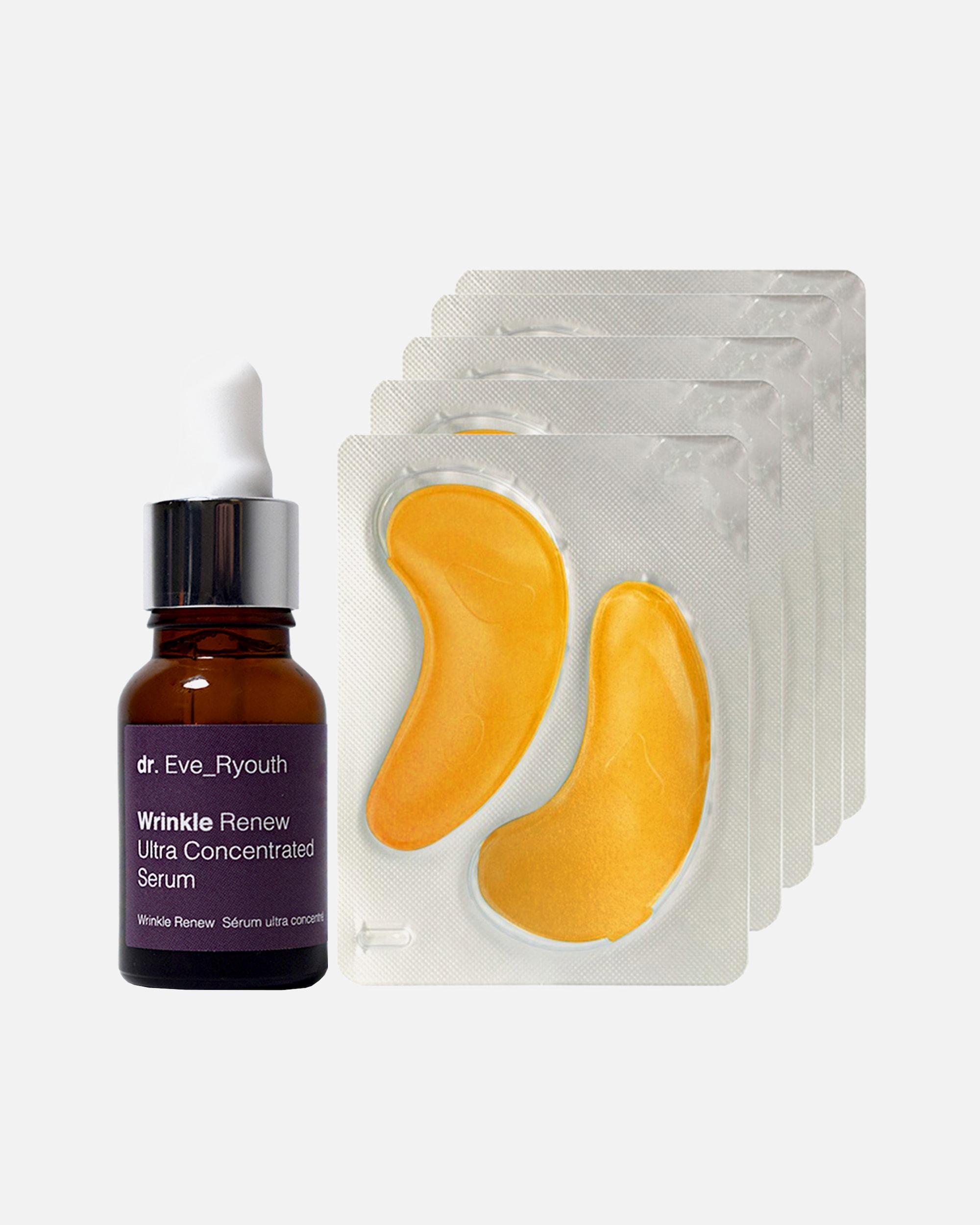 Set de tratamiento facial para Mujer Dúo de almohadillas antiarrugas renovadoras 1 pieza