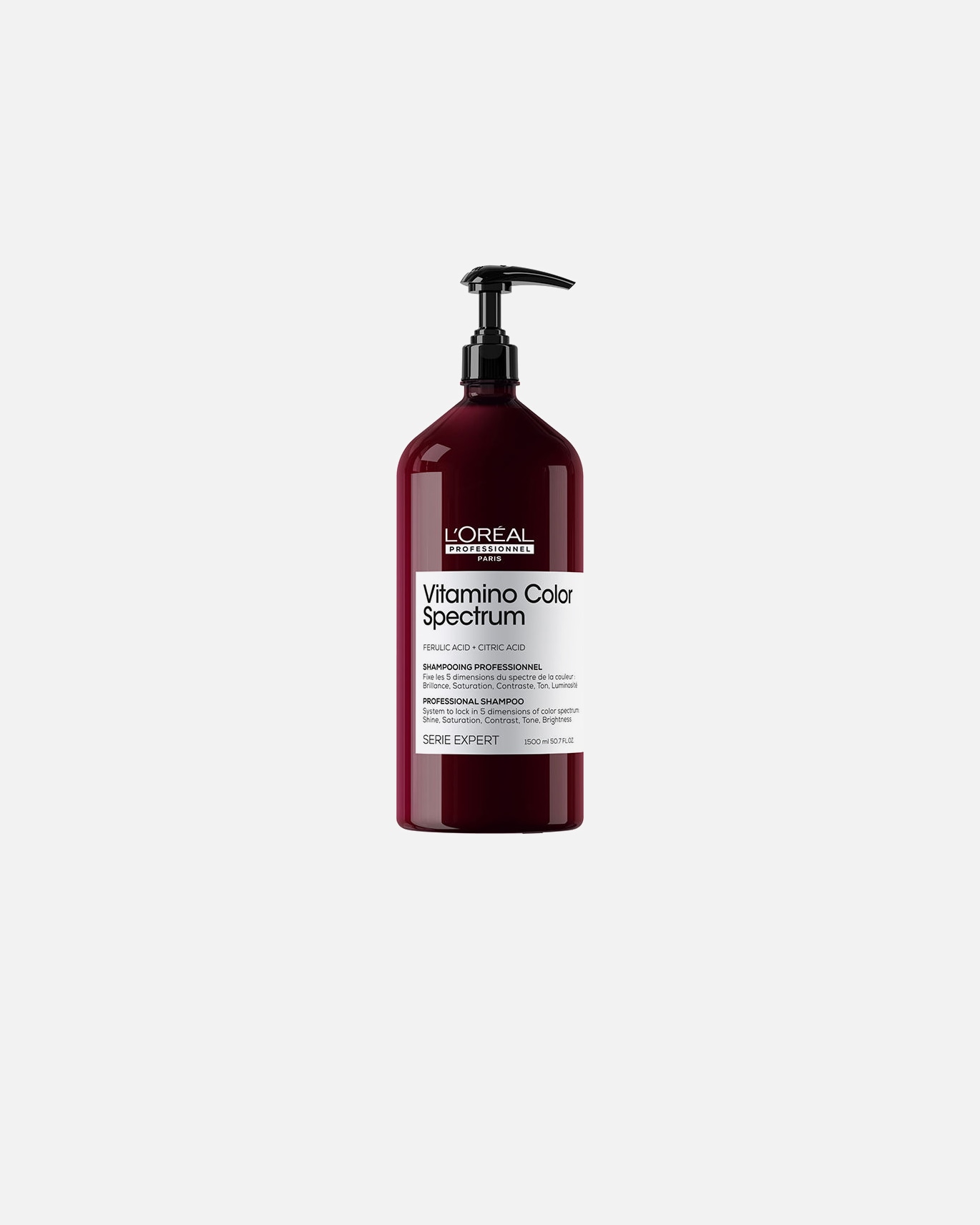 Champú capilar para Unisex VITAMINO COLOR SPECTRUM champú sin sulfatos, para cabello teñido, fija el color 1500 ml