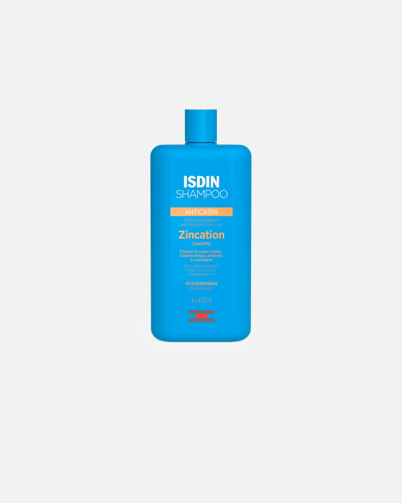 Tratamiento capilar para Unisex ISDIN ZINCATION champú anticaspa uso frecuente 400 ml