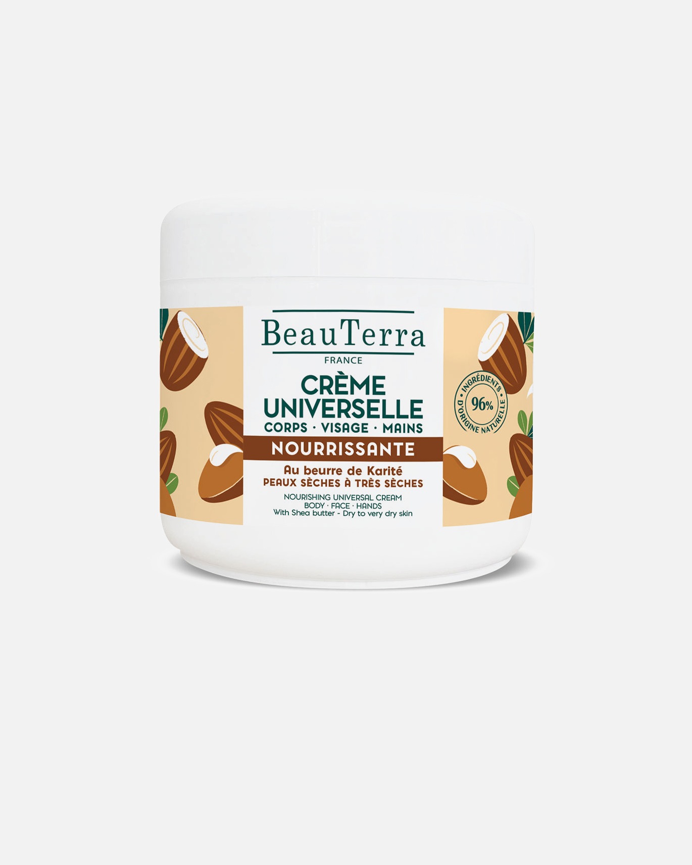 Crema facial para Unisex NUTRITIVA crema universal 400 ml