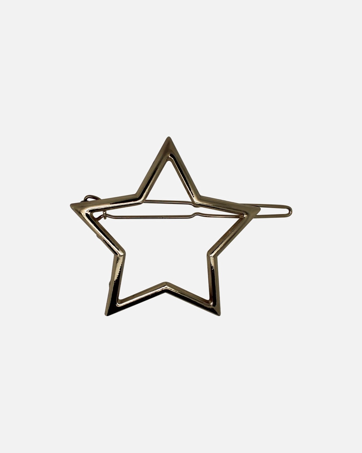 Pinza de pelo para Unisex SOHO Pasador De Pelo De Metal Con Forma De Estrella Oro