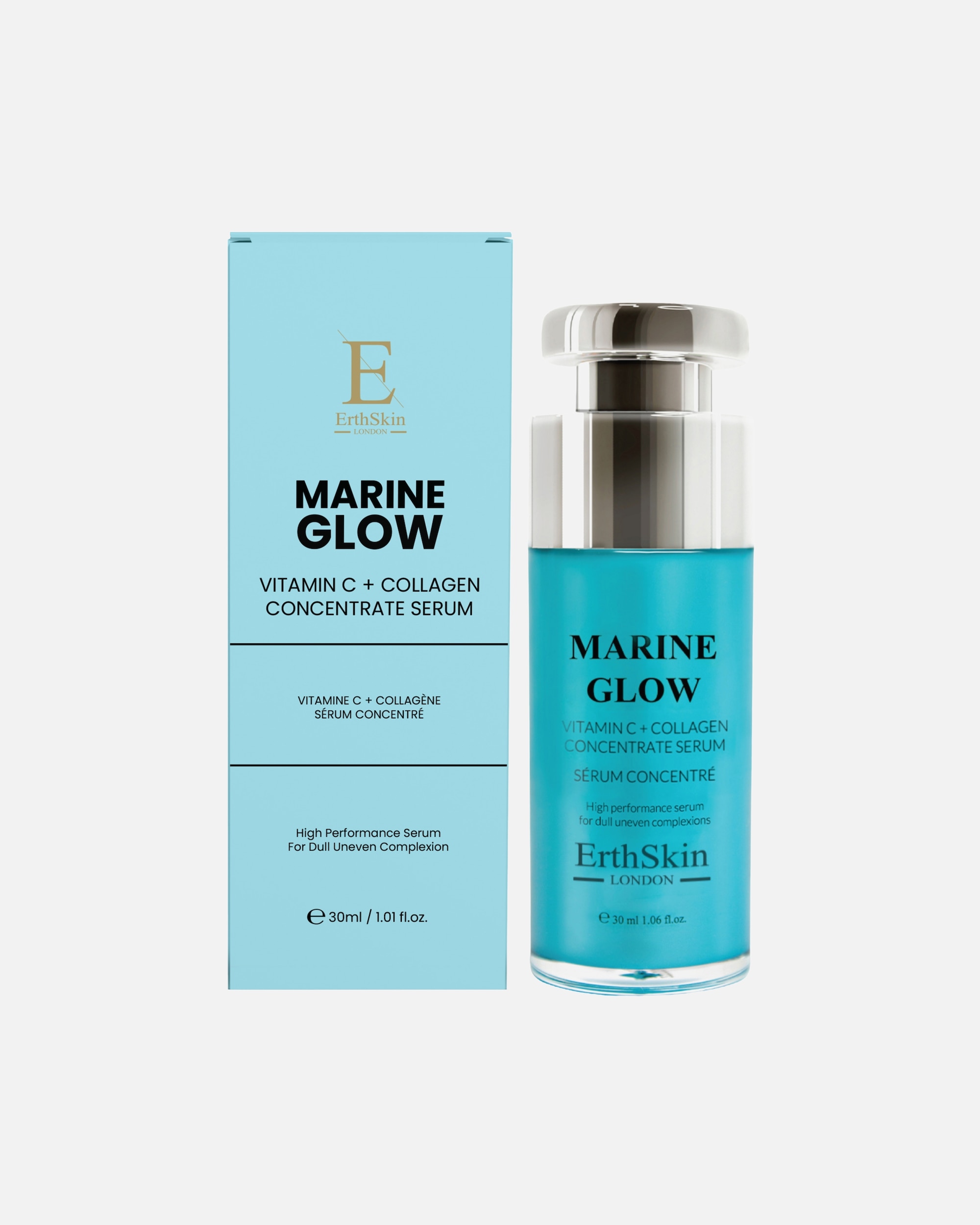 Suero de colágeno para Mujer Concentrado de suero de vitamina C y colágeno Marine Glow 30ml