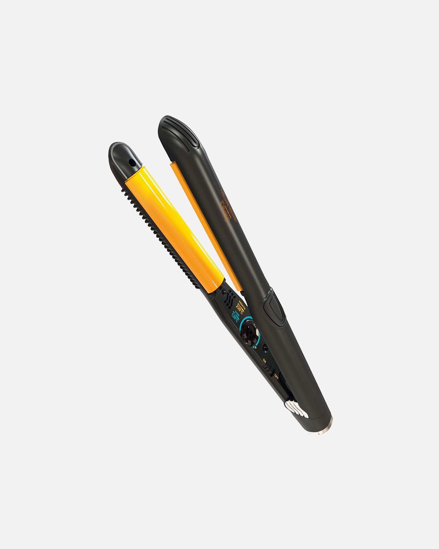 Plancha de cabello para Mujer Electrical Items Plancha Redonda Volumen Gold Styler 1 pieza