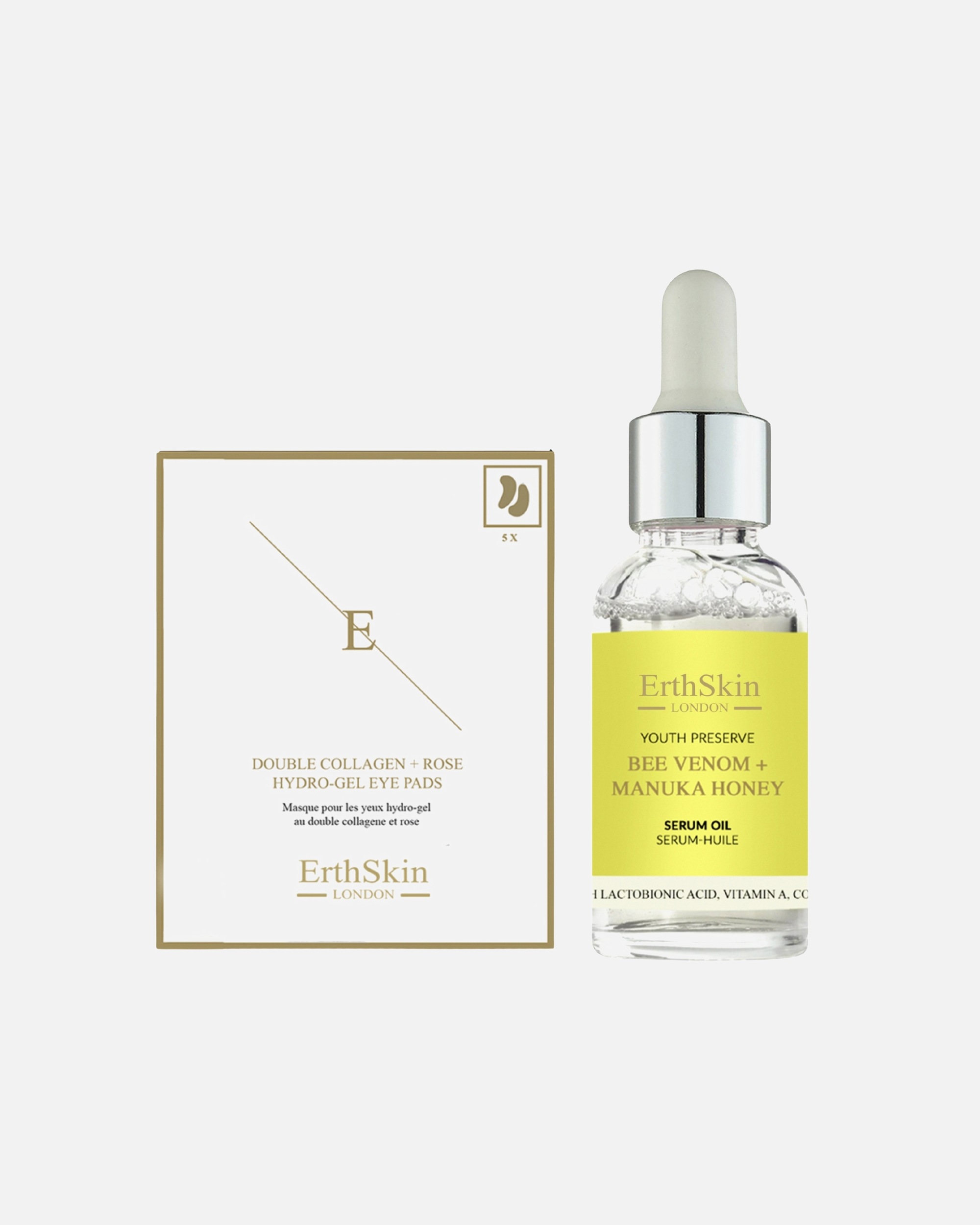 Set de tratamiento facial para Mujer Set de aceite de abeja + cuidado de ojos 1 pieza