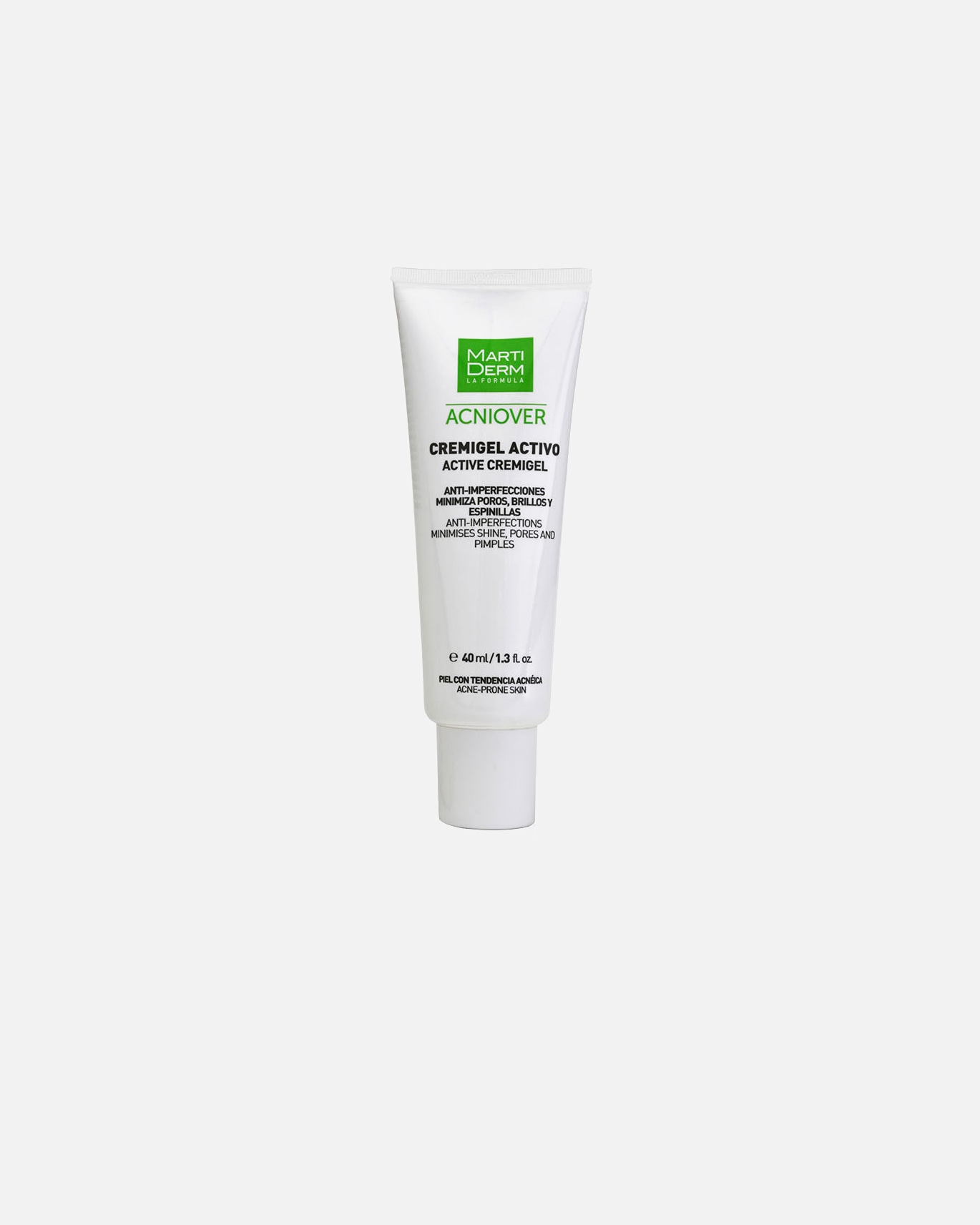 Gel de cara para Unisex Martiderm ACNIOVER cremigel activo piel grasa y acnéica 40 ml