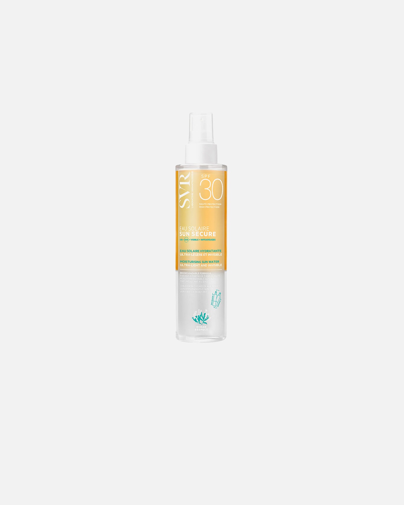 Crema solar para Unisex SVR SUN SECURE eau solaire hydratante SPF30 100 ml
