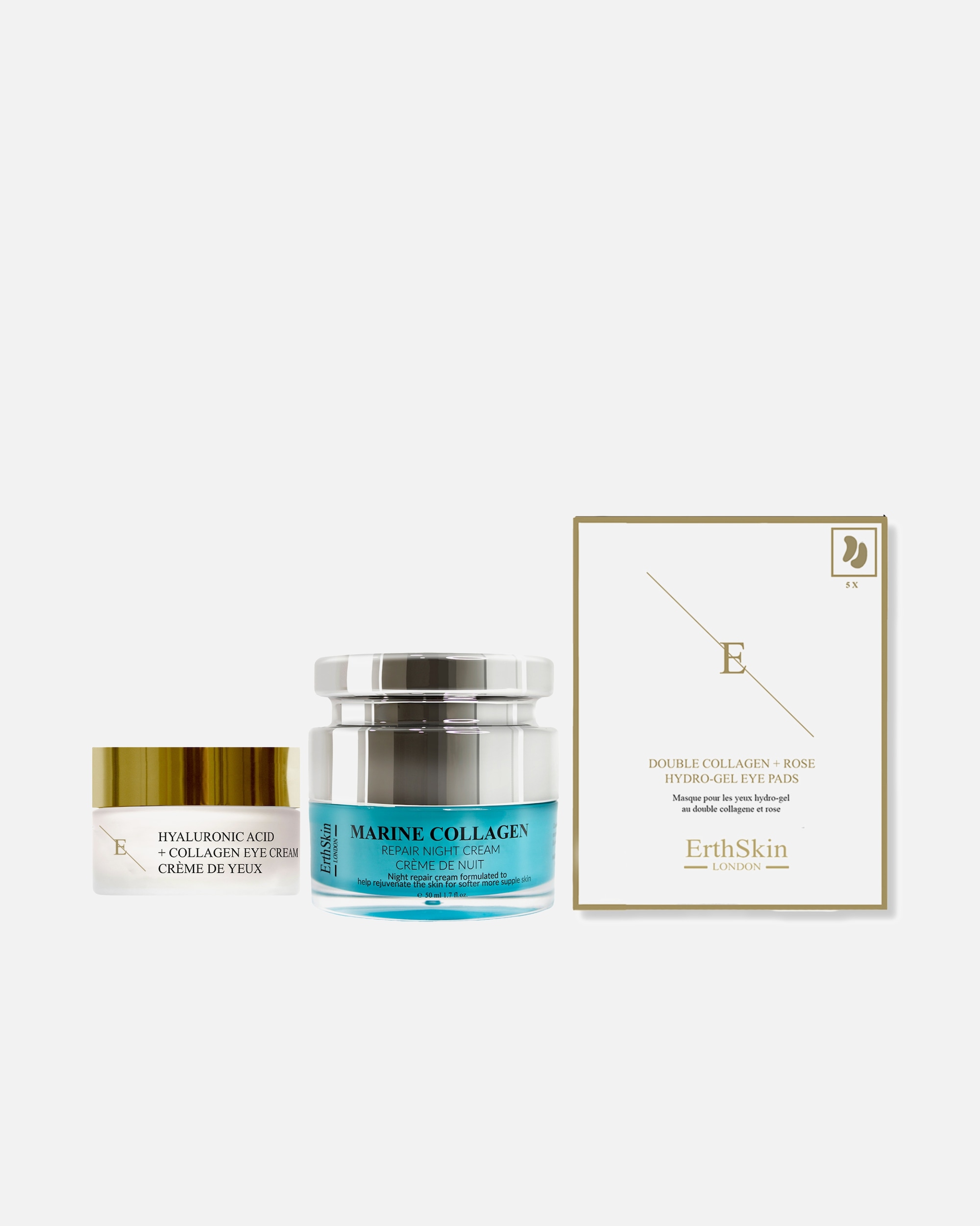 Set de tratamiento facial para Mujer ErthSkin London Set Marine Night & Eye Lifting 1 pieza