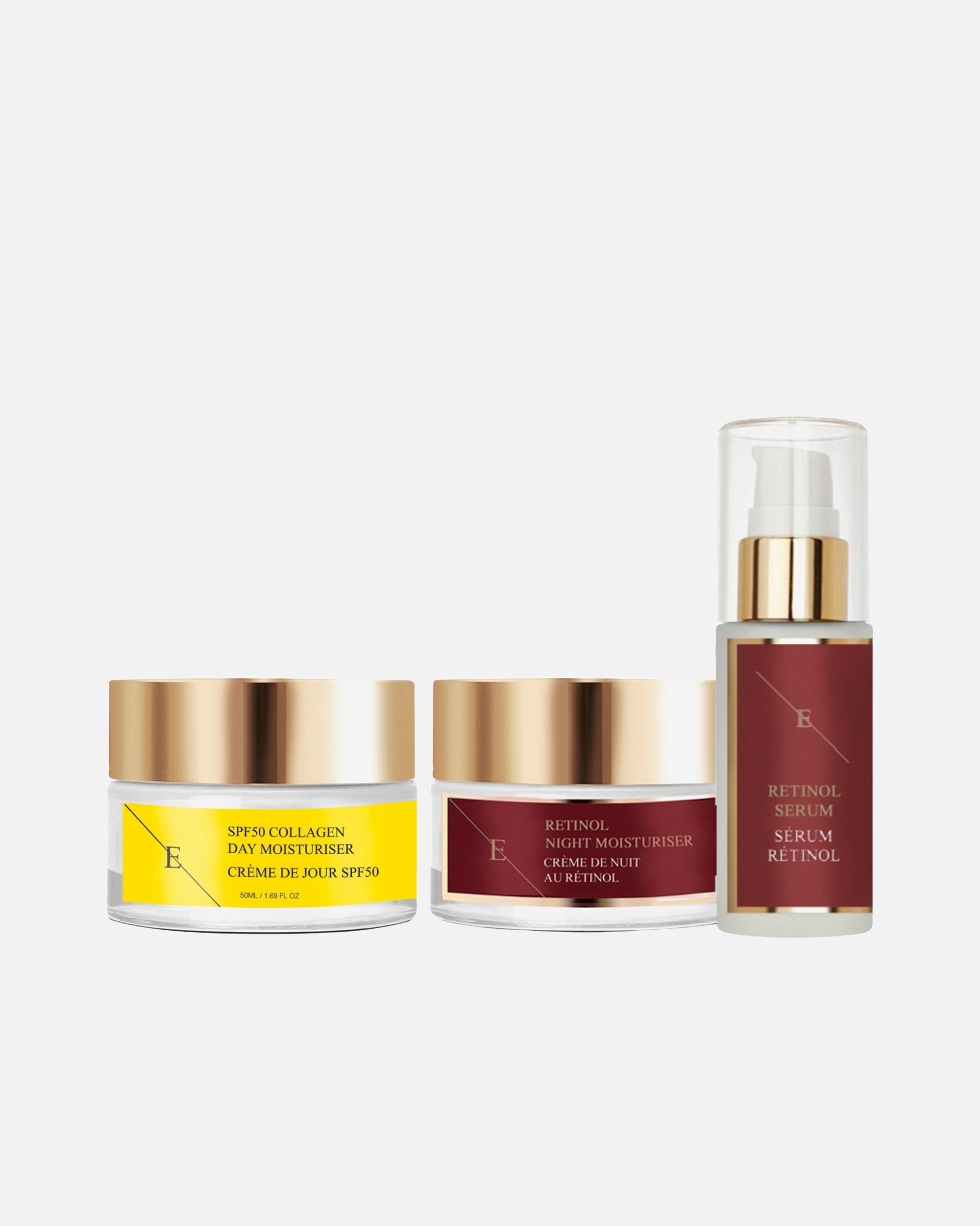 Set de tratamiento facial para Mujer Set completo de retinol y día 1 pieza