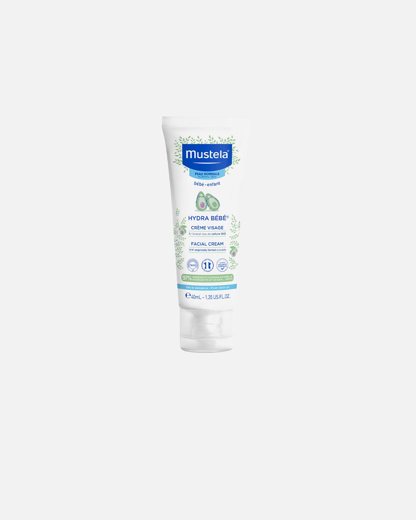 Crema para bebés para Unisex Mustela BEBÉ-NIÑO crema facial 40 ml