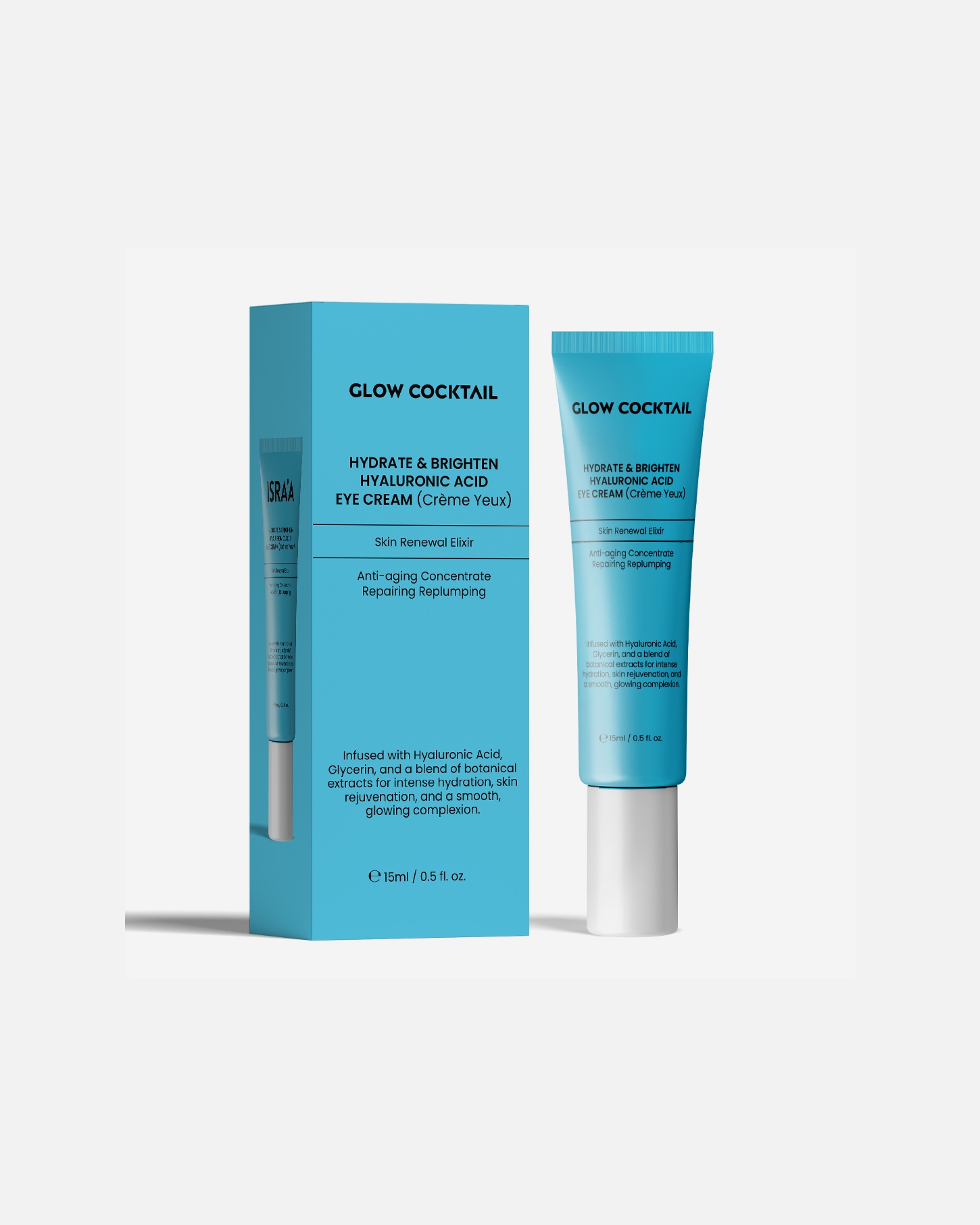 Suero de ácido hialurónico para Mujer Glow Cocktail Hydro Bright Eye 15 ml