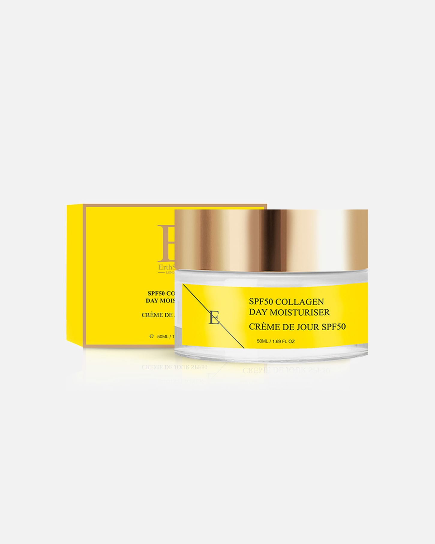Crema de día para Mujer ErthSkin London Crema de día de colágeno con FPS 50 50ml