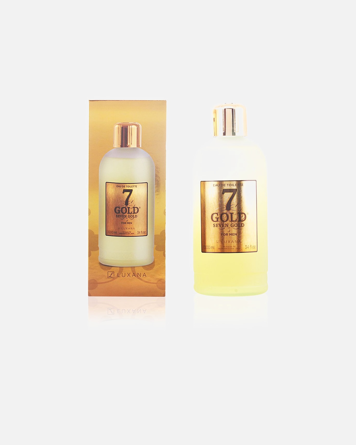 Eau de toilette para Hombre Luxana SEVEN GOLD eau de toilette 1000 ml