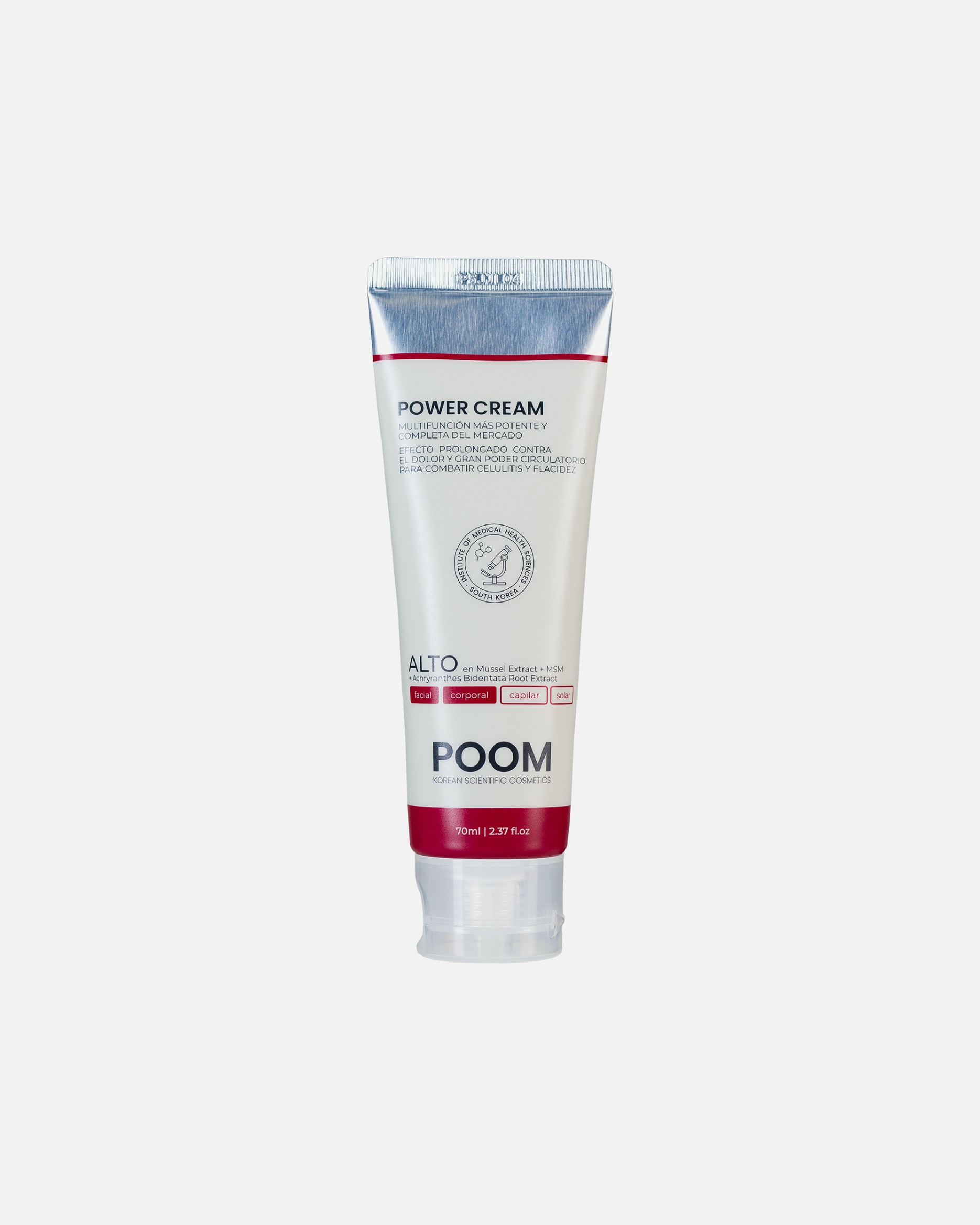 Cuidado anticelulítico para Unisex POOM Power Cream 70 ml