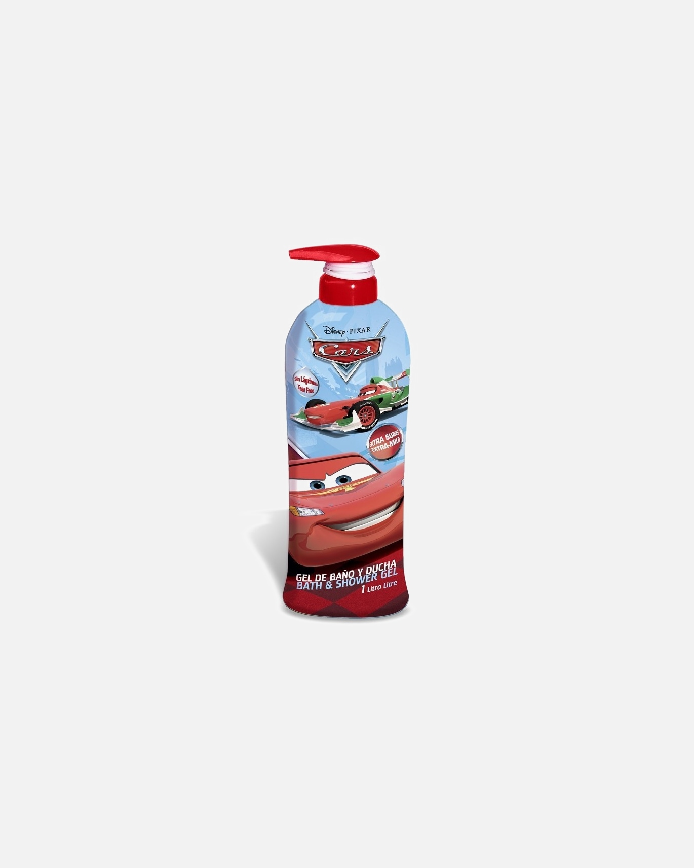 Gel de ducha para Unisex Disney Cars Gel De Baño Infantil 1000 ML