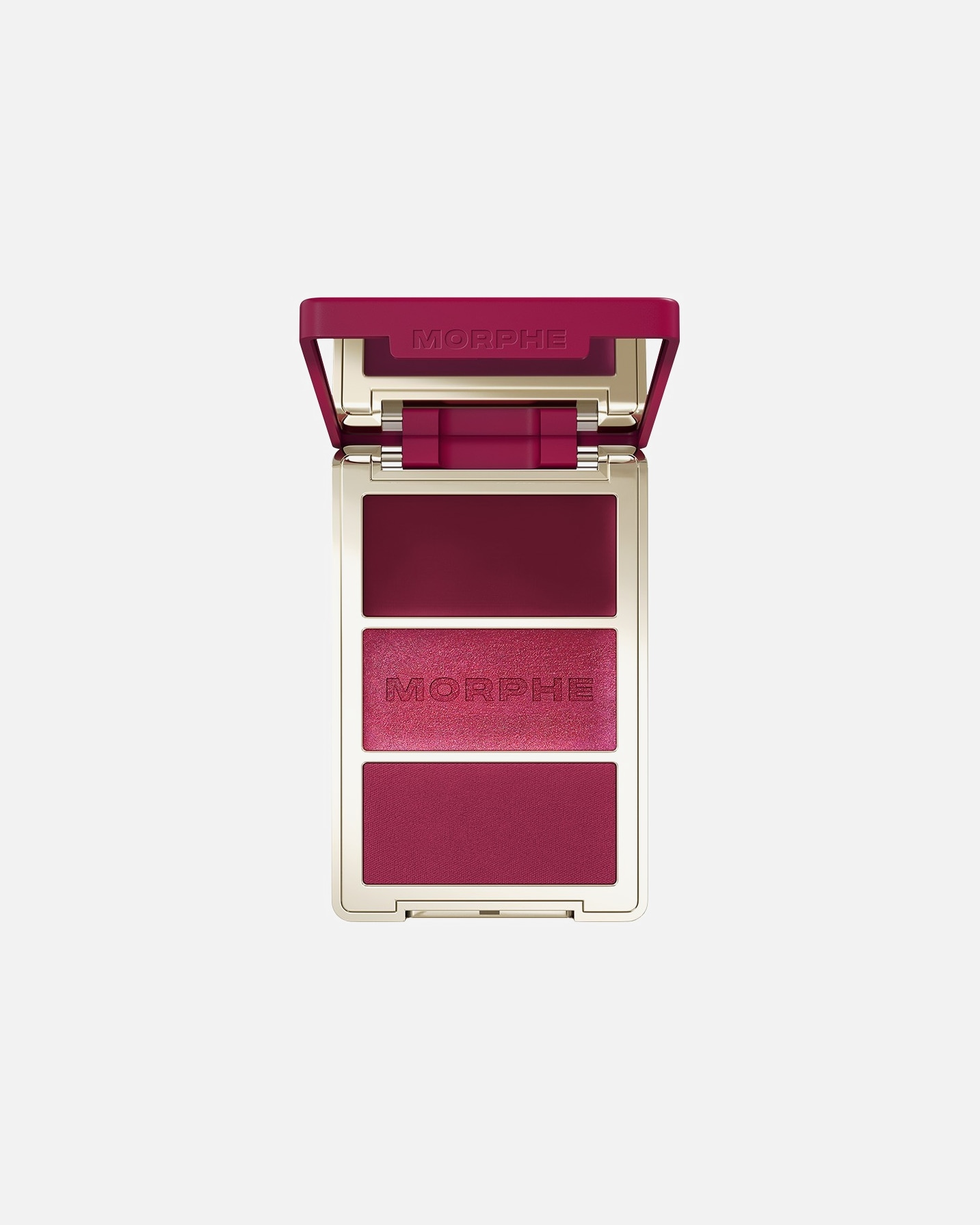 Colorete para Unisex Morphe Cheek Thrills Face Trio WINE & DINE