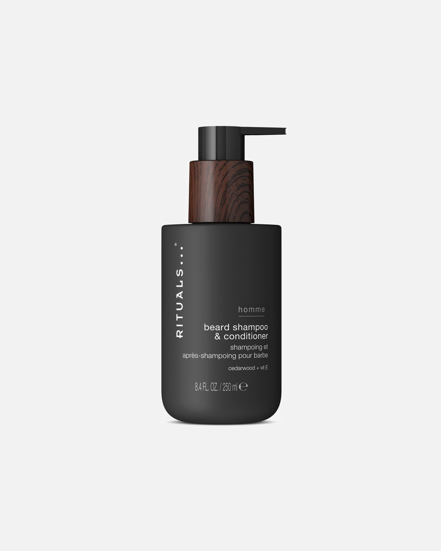 Cuidado de la barba para Hombre Rituals Homme Collection Champú y Acondicionador para Barba 250 ml