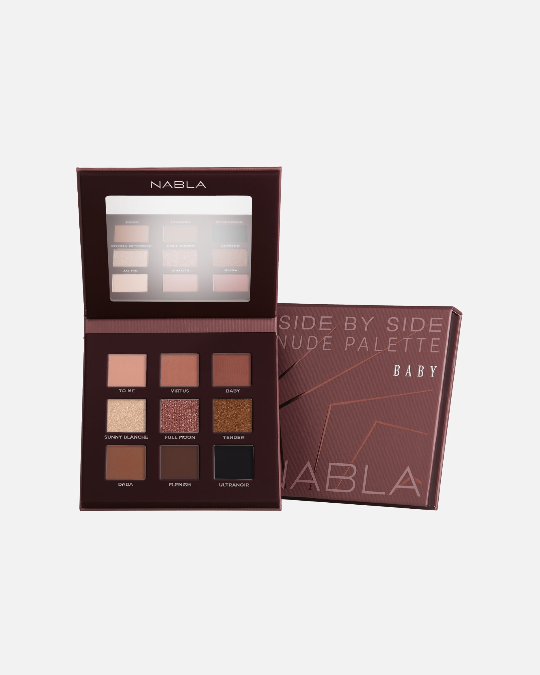 Sombra de ojos para Unisex NABLA Default Brand Line Nude Palette Side by Side Baby