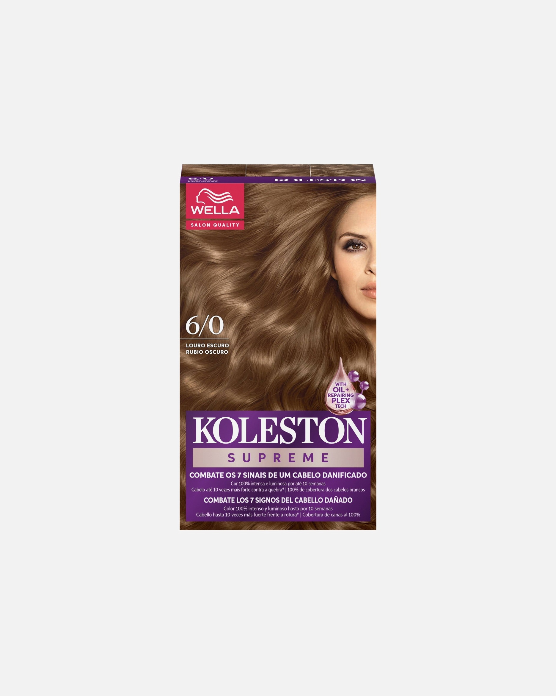 Tinte Capilar para Unisex Wella Professionals Koleston Kit Supreme-Tono Rubio Oscuro 1 Pieza