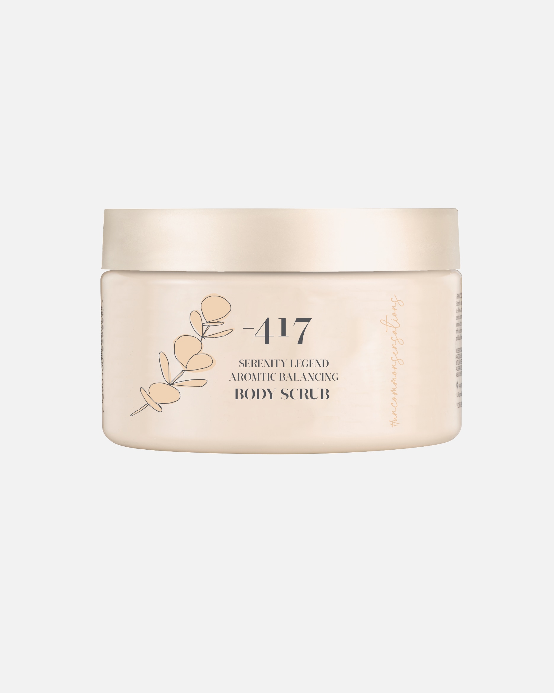 Exfoliante corporal para Unisex -417 Serenity Legend Aromatic Balancing Body Scrub Ocean 400 g