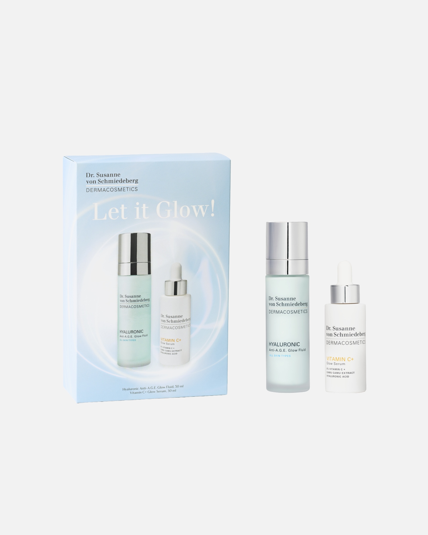 Set de tratamiento facial para Unisex Dr. Susanne von Schmiedeberg Hyaluronic Let It Glow Value Set 1 Un